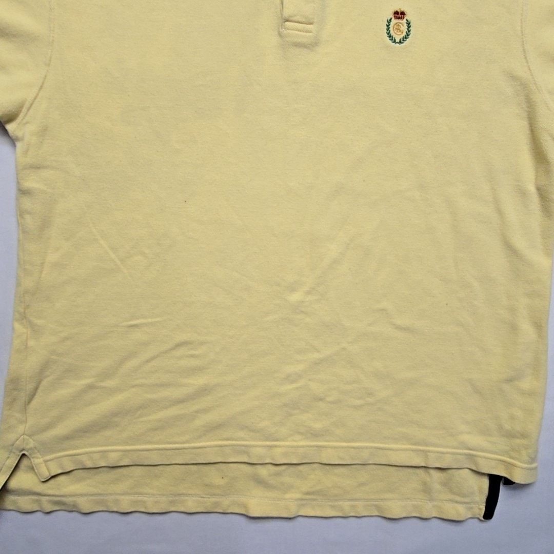 Chaps Ralph Lauren Vintage Chaps Ralph Lauren Shirt L Yellow Henley Neck 90s Size US L / EU 52-54 / 3 - 4 Thumbnail