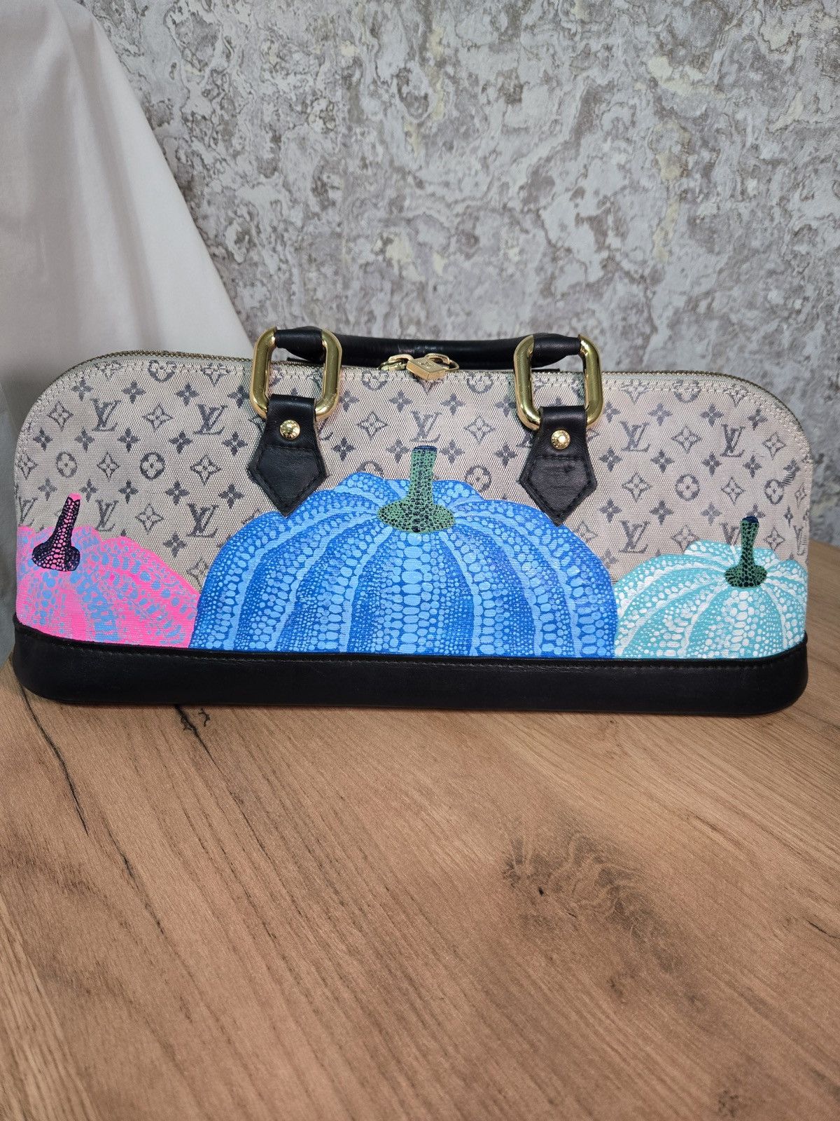 Louis Vuitton Louis Vuitton 2001 monogram mini Lin horizontal Alma Size ONE SIZE - 1 Thumbnail