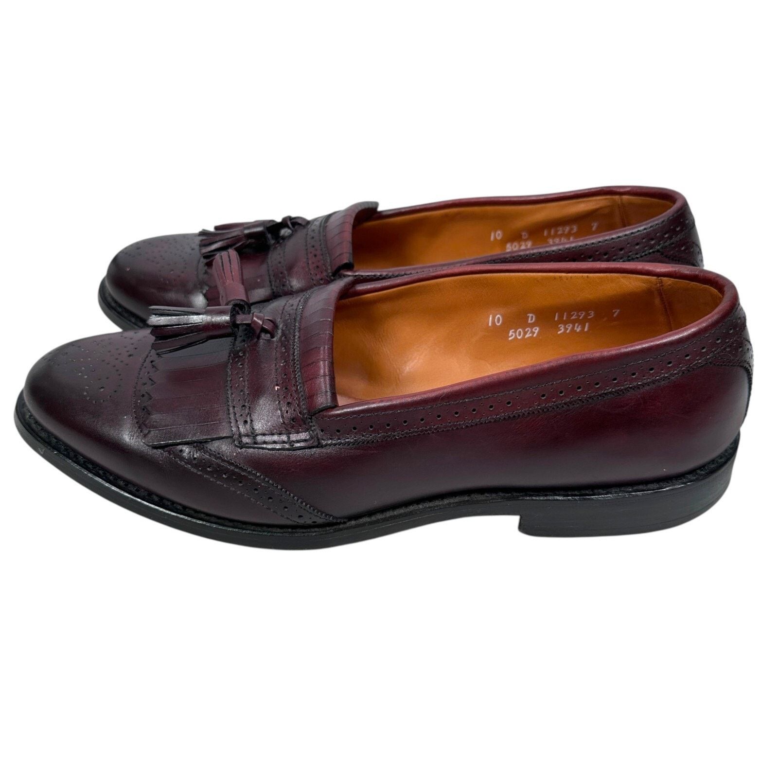Allen Edmonds Allen Edmonds Bridgeton Kiltie Tassel Loafers Men 10 D Brown Size US 10 / EU 43 - 3 Thumbnail