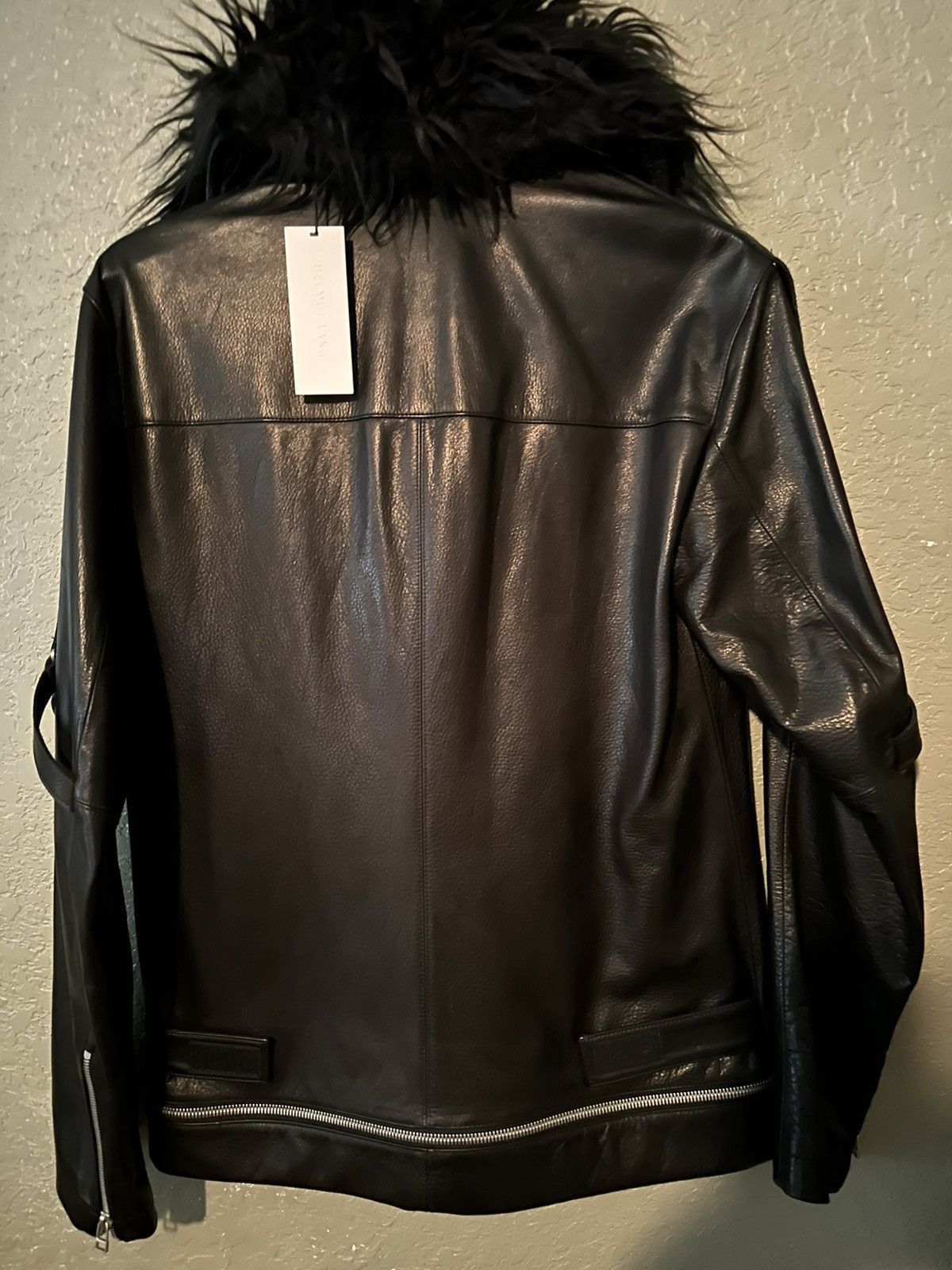 Helmut Lang Helmut Lang Leather Astro jacket with faux fur Size US S / EU 44-46 / 1 - 6 Thumbnail