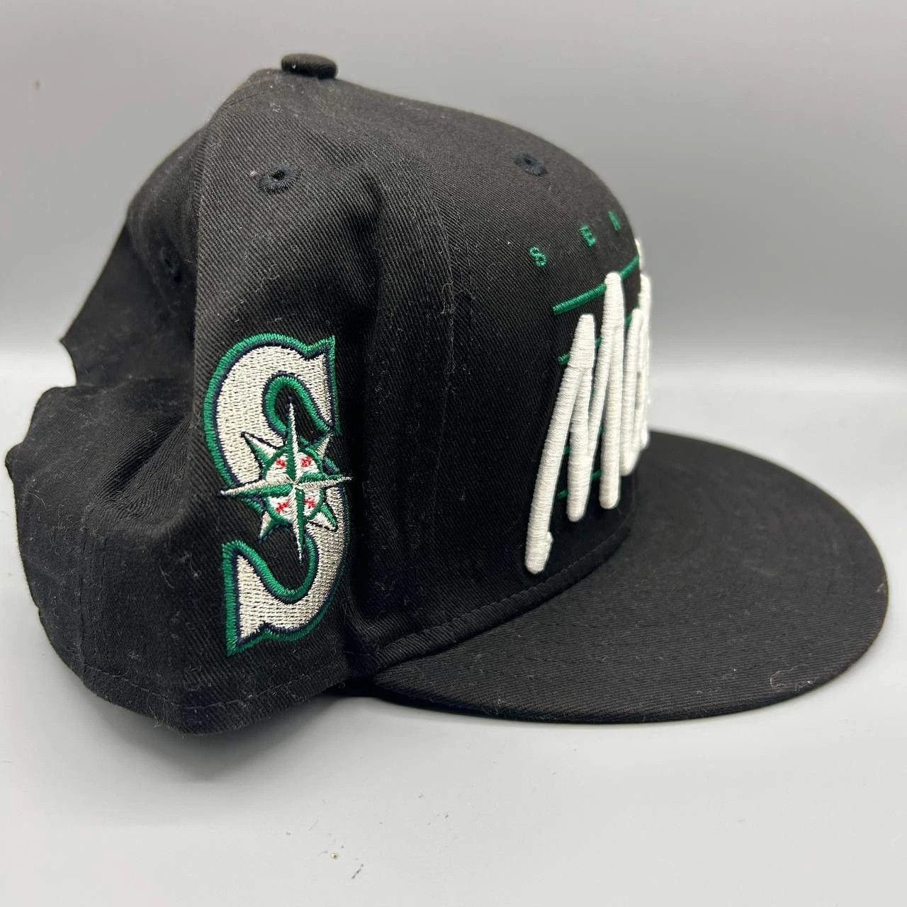 New Era Seattle Mariners Hat Men Embroidered Snap Back Cap Cotton Size ONE SIZE - 3 Thumbnail