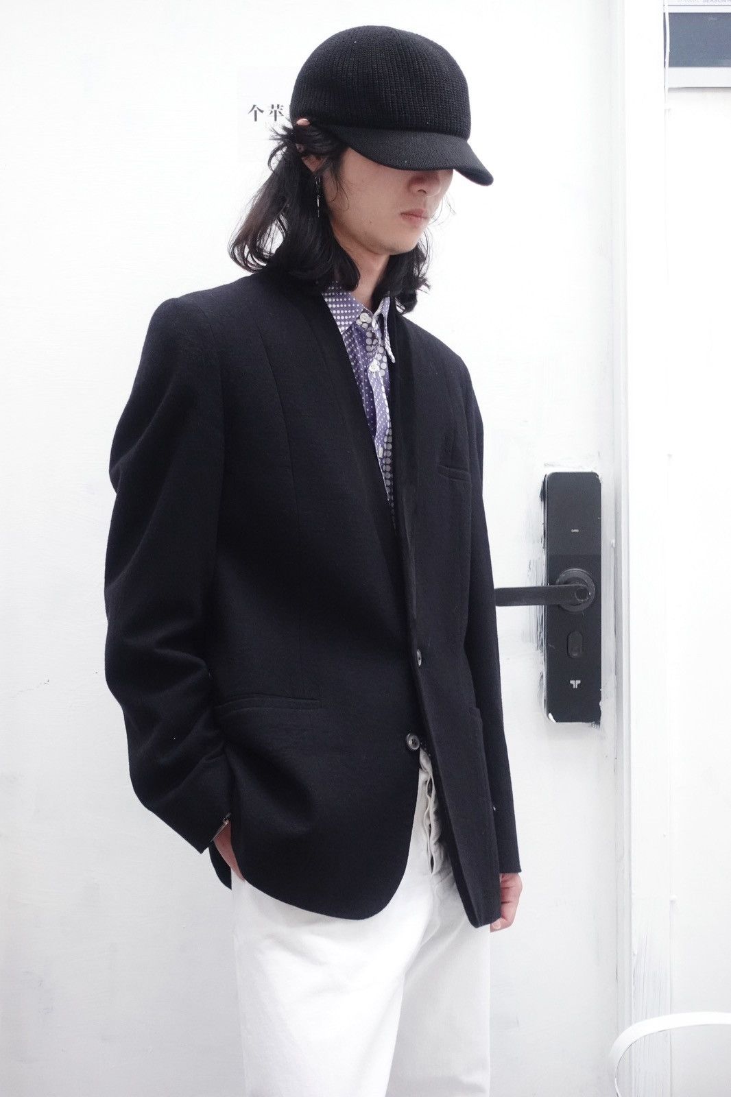 Maison Margiela Maison Martin Margiela | AW2010 Collarless Suit Jacket Size 48R - 1 Thumbnail