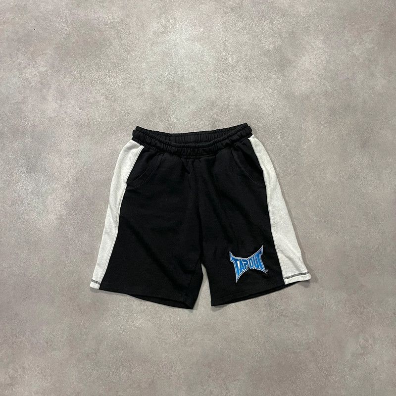 JNCO Vintage Tapout Shorts Rap Hip Hop Affliction Y2K Style Baggy Size US 34 / EU 50 - 1 Thumbnail