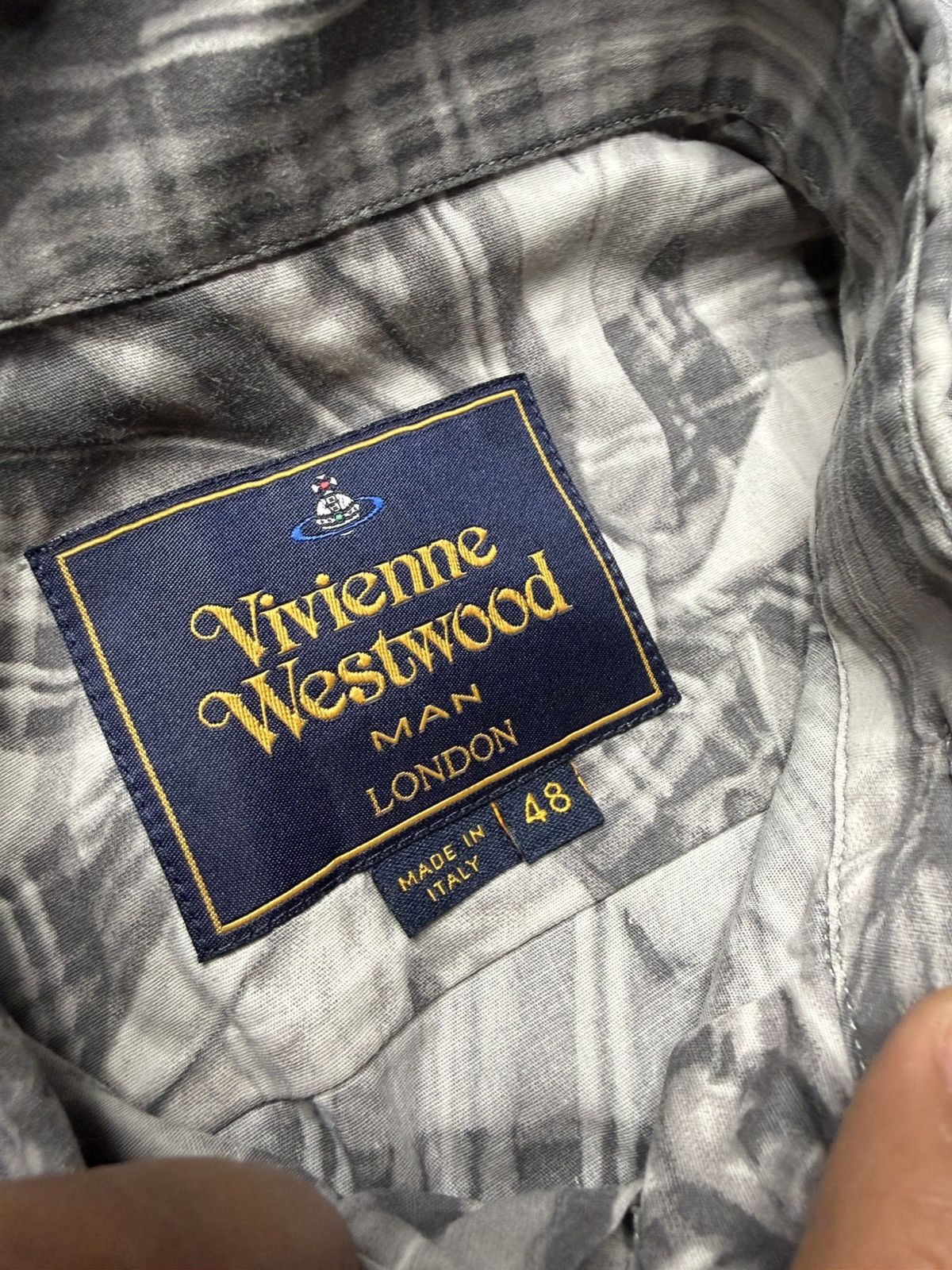 Vivienne Westwood Vivienne Westwood Man S/S 16 Abstract Checkered Print Shirt Size US M / EU 48-50 / 2 - 6 Thumbnail