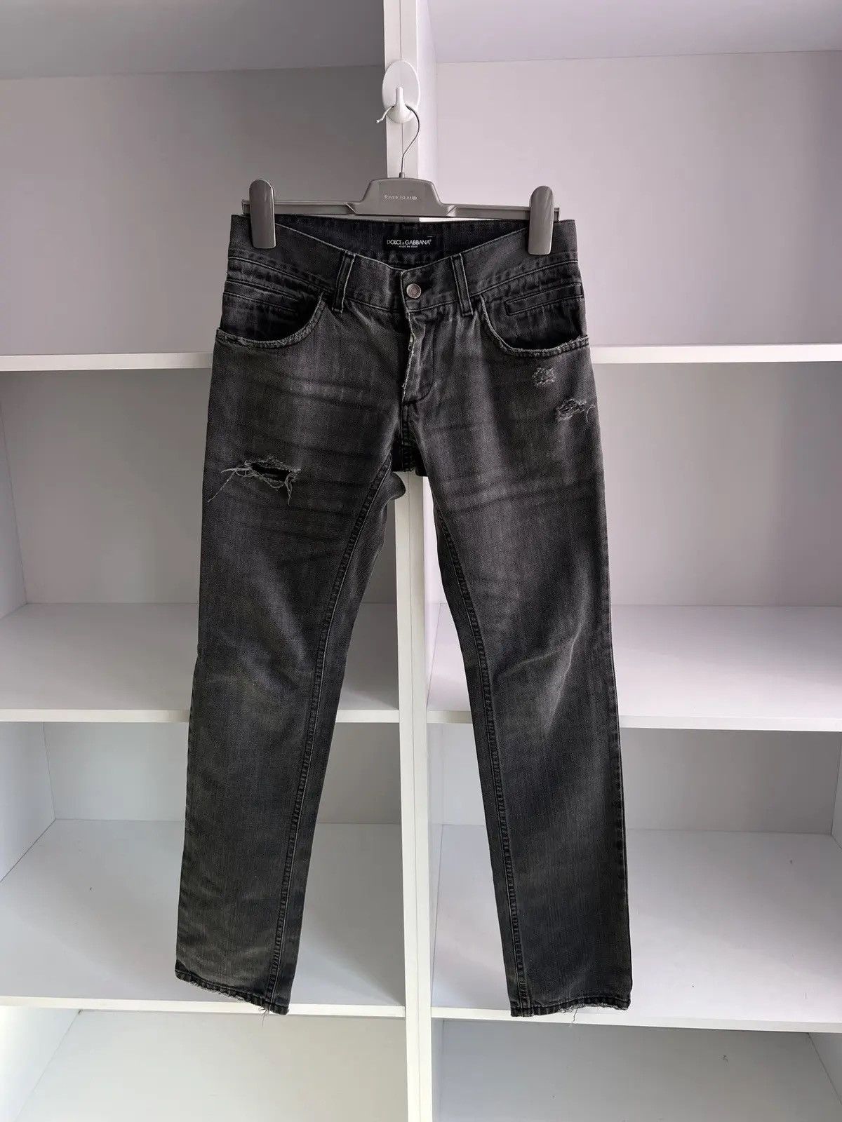 Designer × Dolce & Gabbana × Vintage Vintage Dolce Gabbana Black Archival Y2K pants Size US 32 / EU 48 - 5 Thumbnail