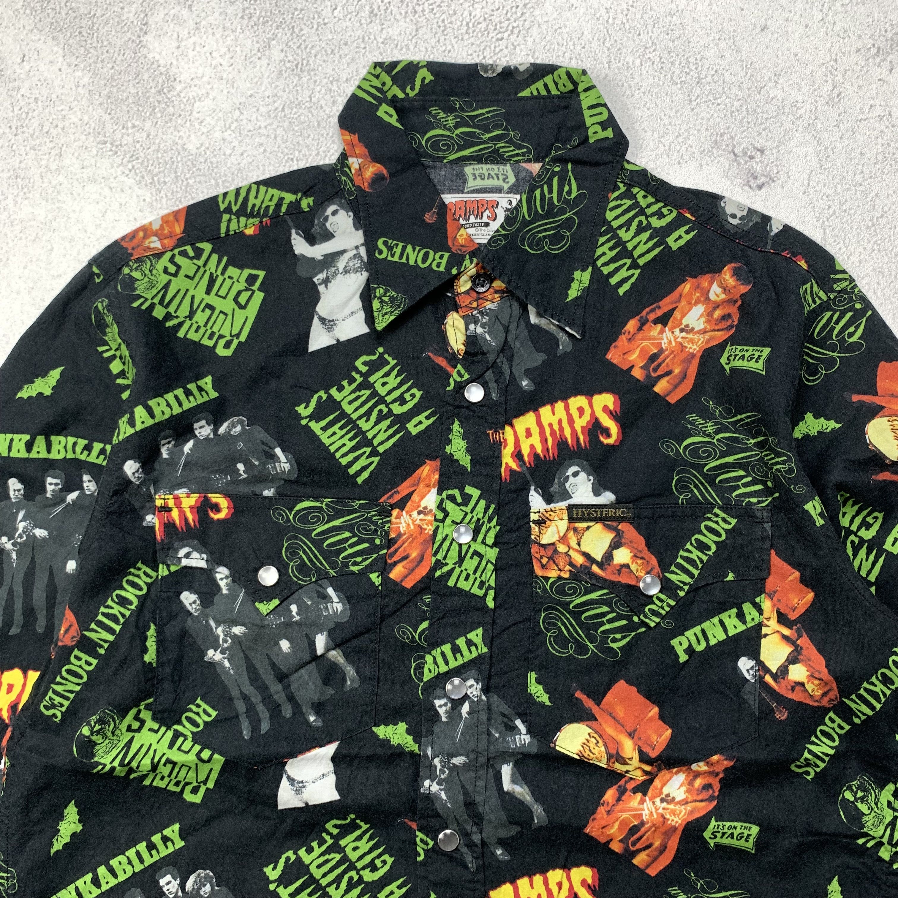 Hysteric Glamour Hysteric Glamour The Cramps Button Up Shirt L/S Size US S / EU 44-46 / 1 - 3 Thumbnail