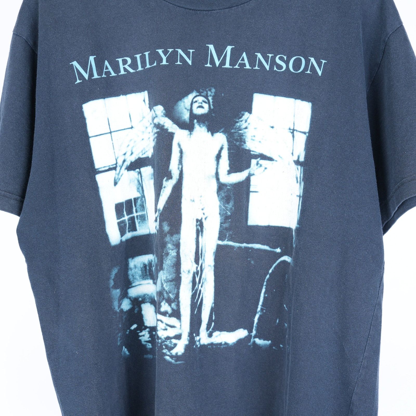 Vintage VINTAGE MARILYN MANSON ANGEL TEE Size US XL / EU 56 / 4 - 3 Thumbnail