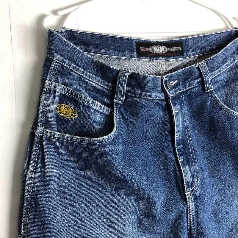 Wu-Tang Clan Wu Wear jeans, baggy vintage Wu-Tang Clan 90s hip hop Y2K 32 Size US 32 / EU 48 - 4 Thumbnail