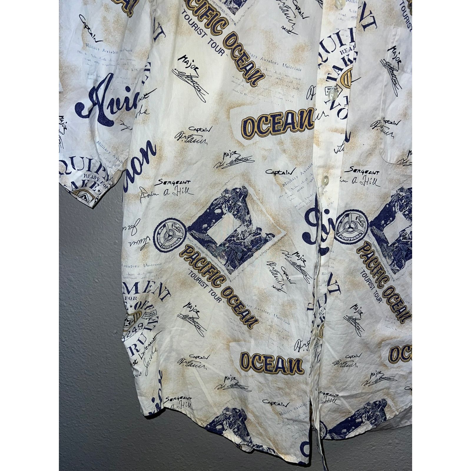 Roundtree & Yorke Vintage Roundtree & Yorke Button Down Shirt Tourist Medium Size US M / EU 48-50 / 2 - 4 Thumbnail