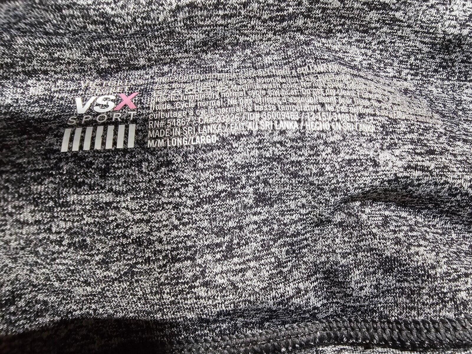 Designer victoria secret vsx sport leggings gray heather Medium Long Size 32" / US 10 / IT 46 - 2 Thumbnail