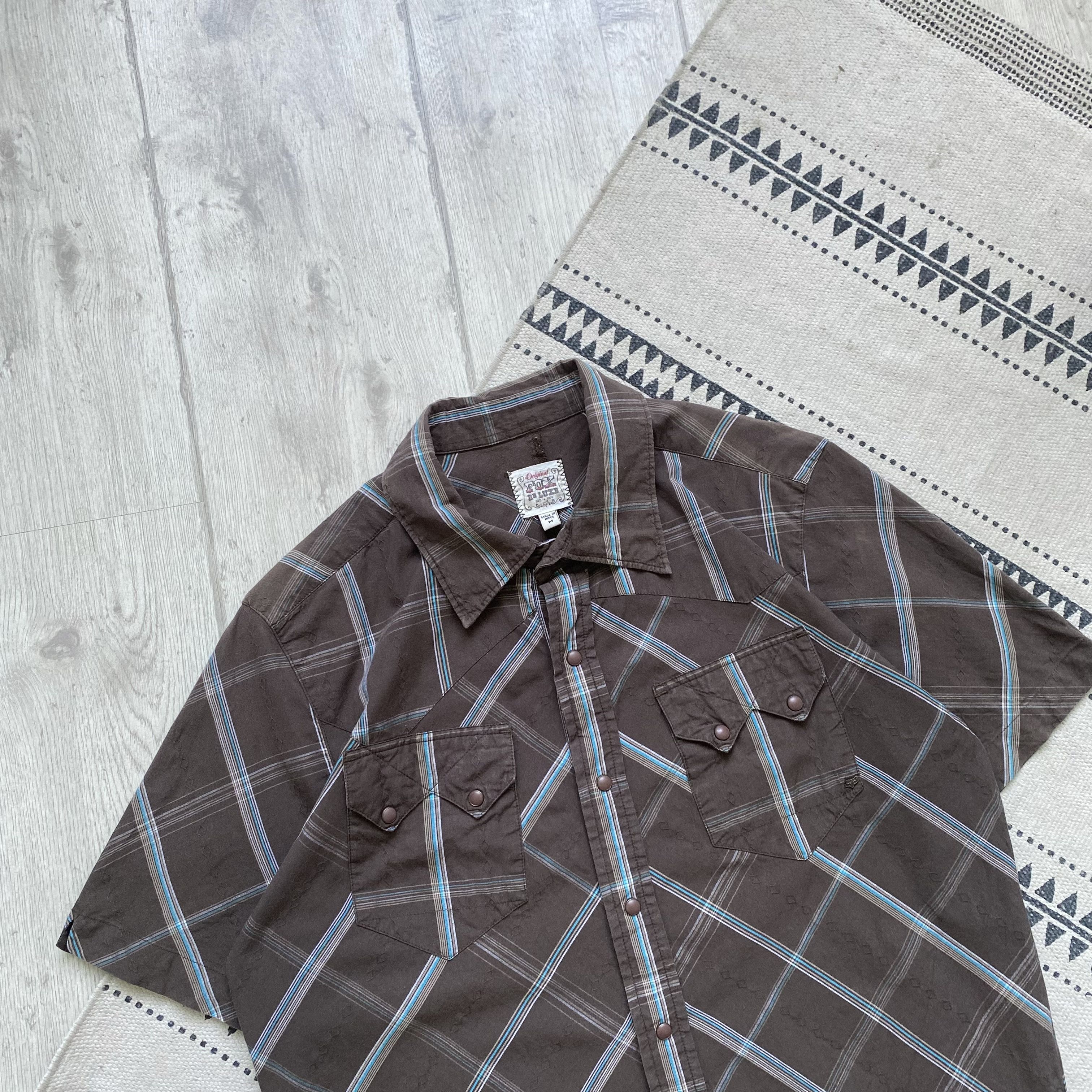 Fox Racing 👕Vintage 2000s Fox Racing shirt Short sleeve Y2K Faded Size US M / EU 48-50 / 2 - 2 Thumbnail