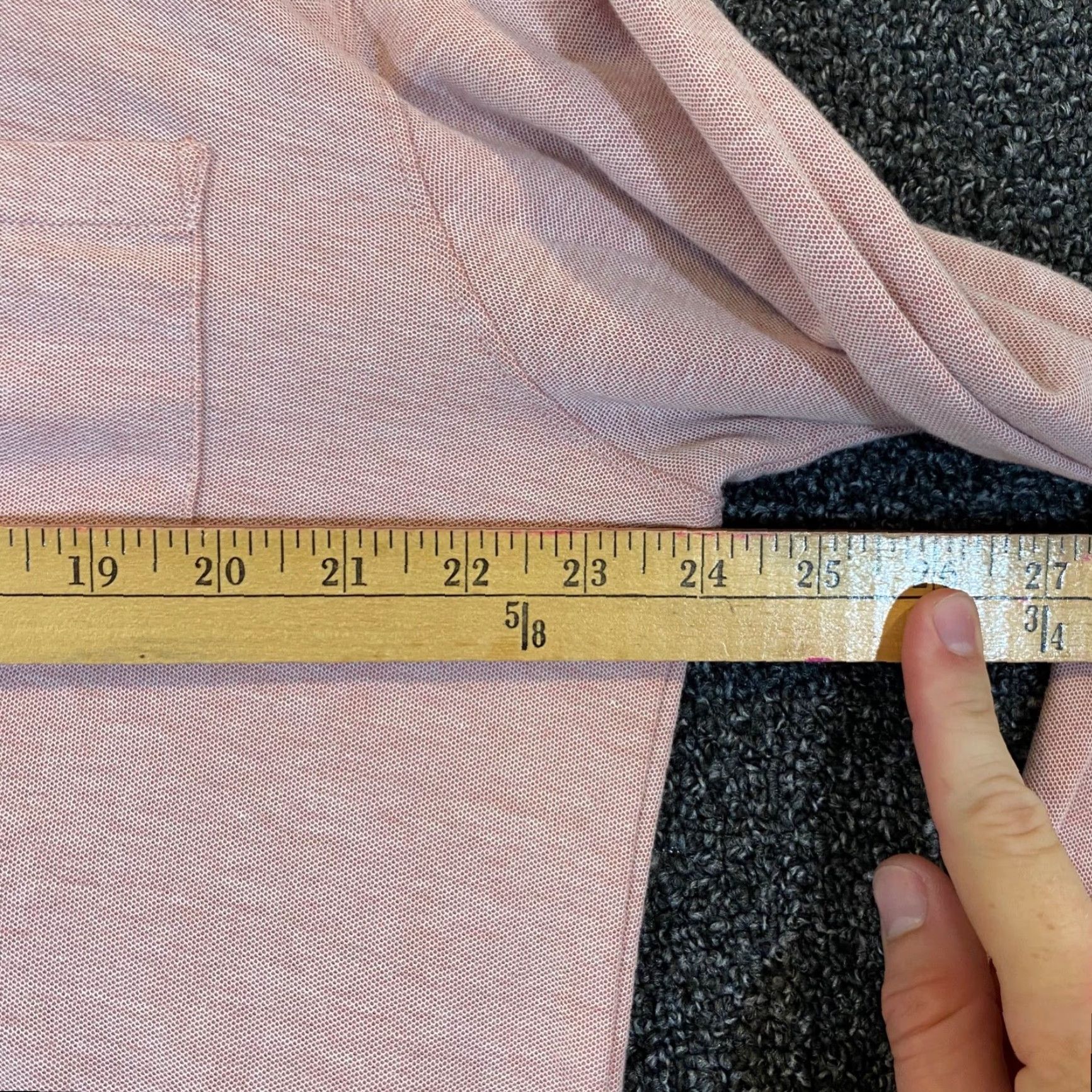 Vince Vince Shirt Mens XL Light Pink Button Up Casual Dress Top Long Sleeve Collared Size US XL / EU 56 / 4 - 4 Thumbnail