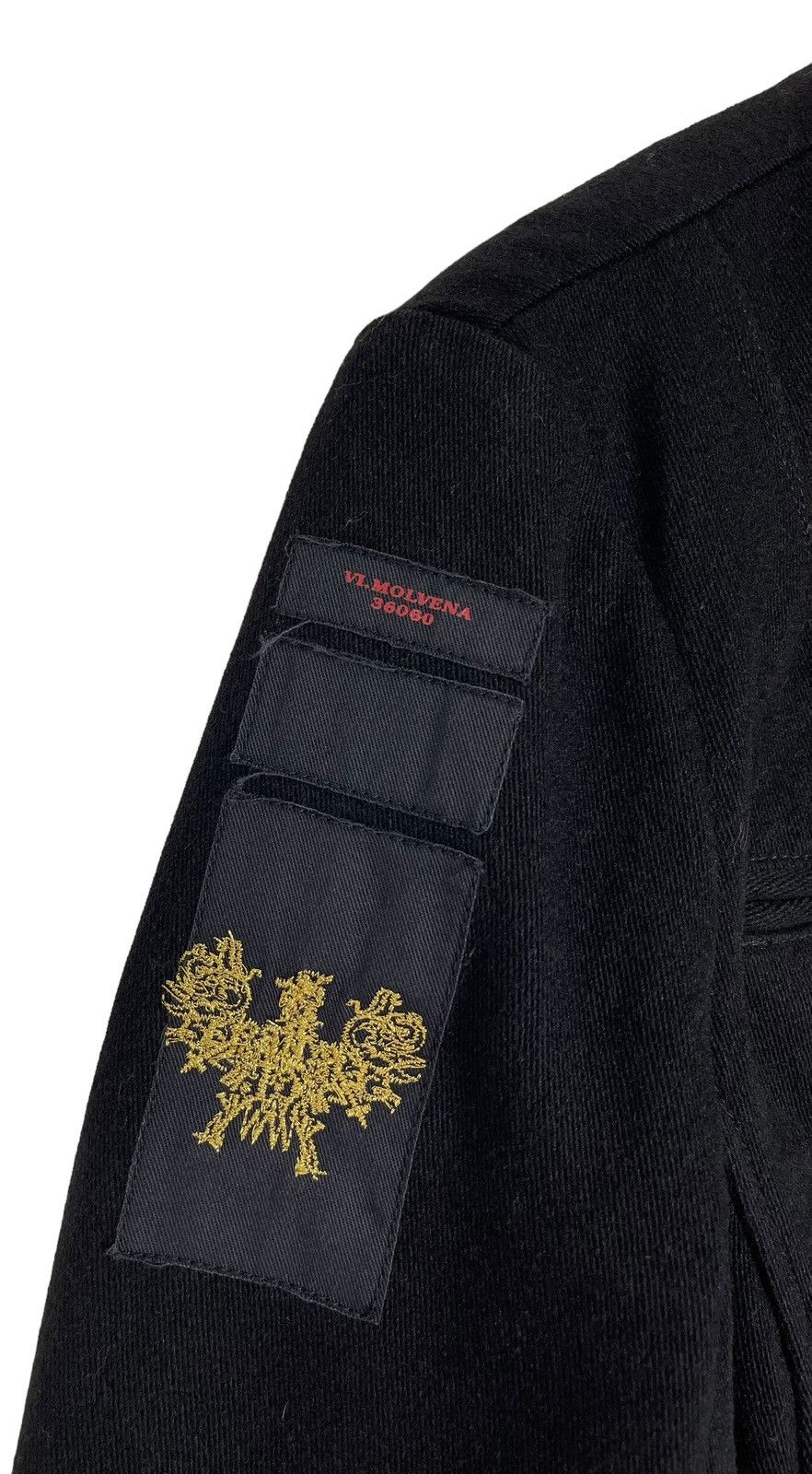 Diesel Diesel Military Wool Blend Jacket Embroidered Patches Size M / US 6-8 / IT 42-44 - 7 Thumbnail