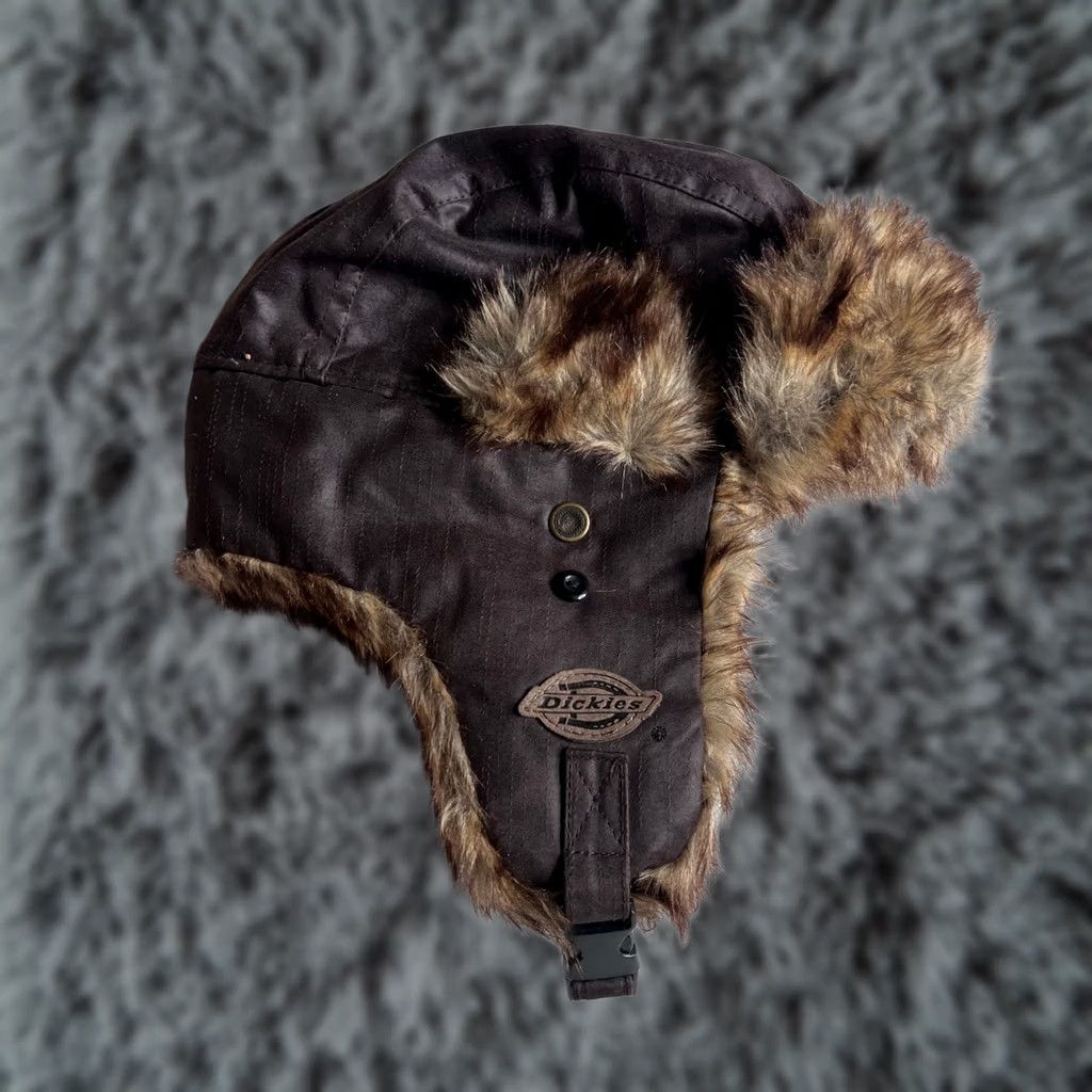 Dickies Dickies Faux Fur Trapper Hat Brown Hunting Winter Cap Ear Flap OSFM RN115665 Size ONE SIZE - 1 Thumbnail