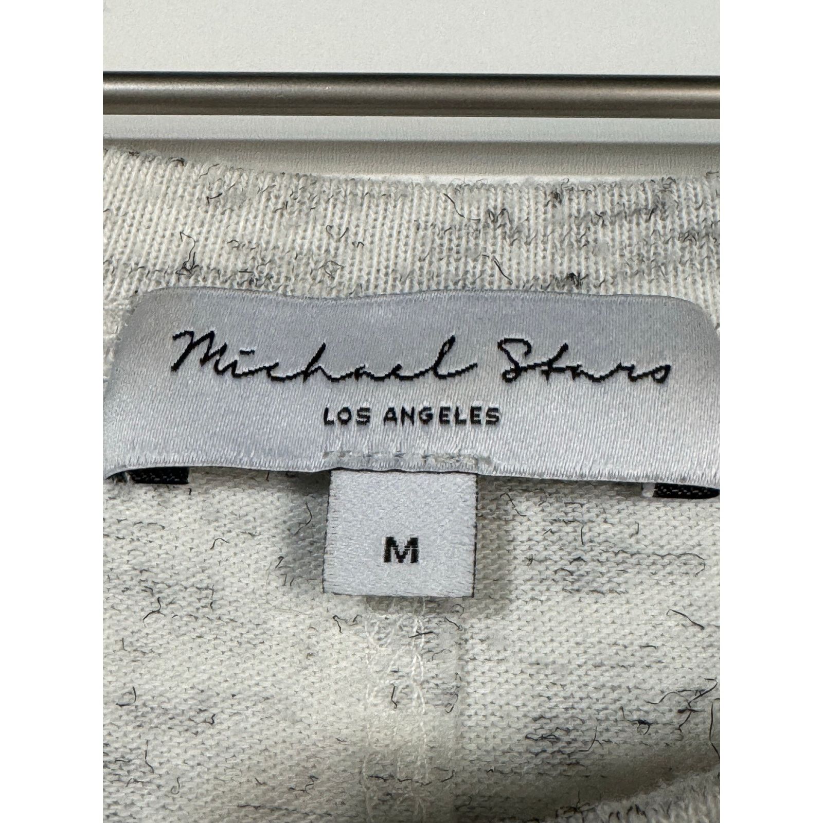 Michael Stars Michael Stars Shirt Womens Small Lexy Crewneck White Ribbed Size M / US 6-8 / IT 42-44 - 5 Thumbnail
