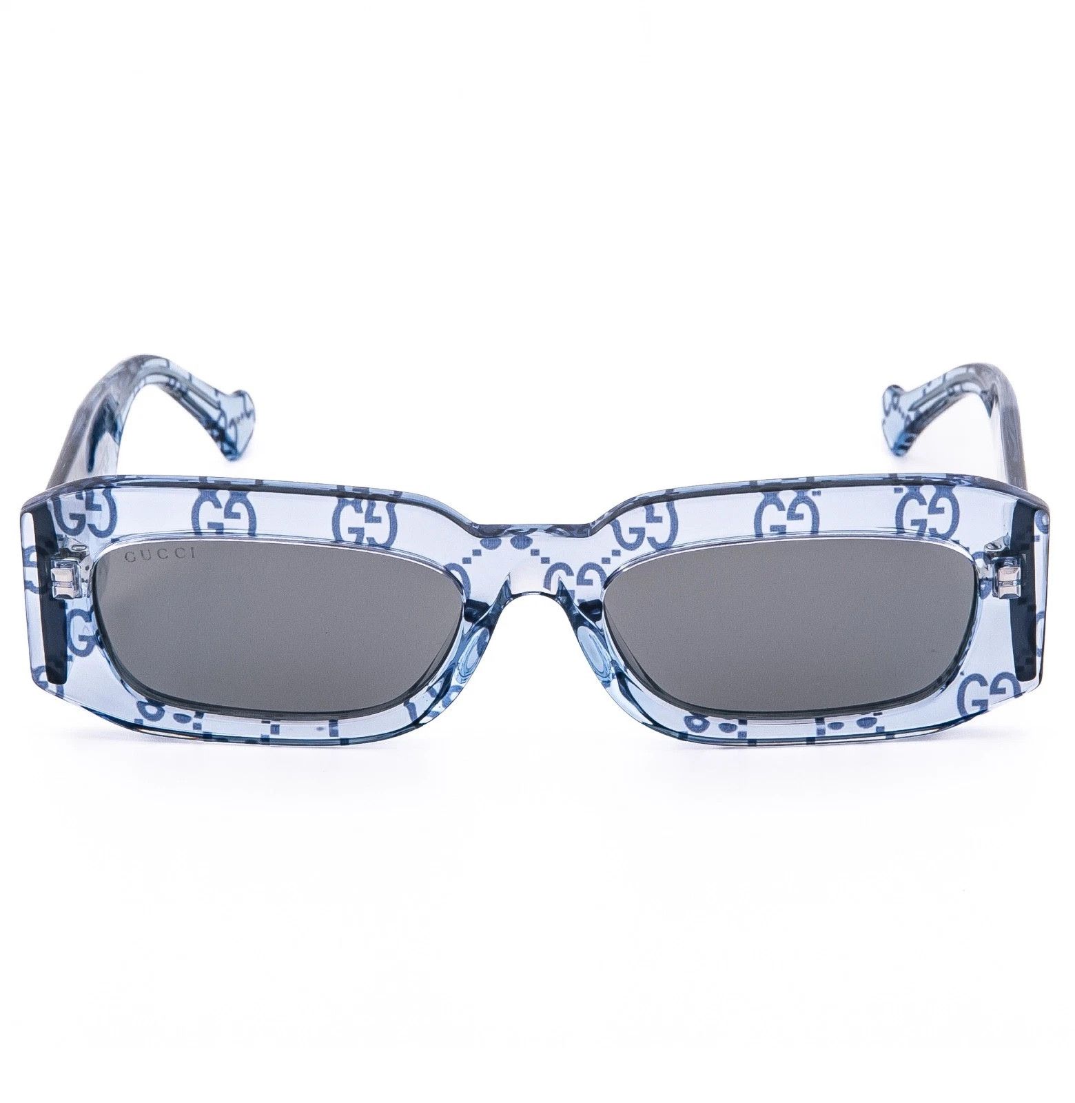 Gucci GUCCI 1426 Crystal Blue GG Print Logo Gg1426S Sunglasses 006 Size ONE SIZE - 5 Thumbnail