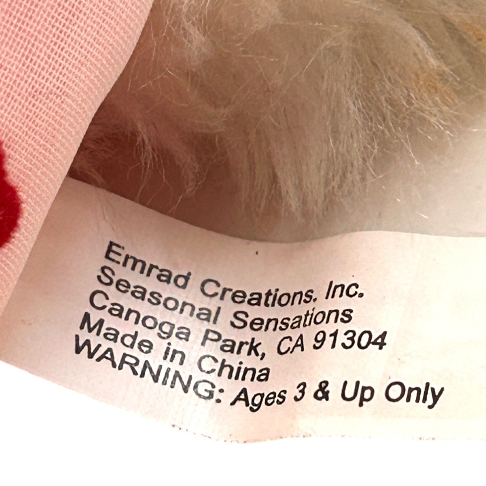 Vintage Emrad Creations Easter Bunny Rabbit Stuffed Animal *w/ Tags* Size ONE SIZE - 5 Thumbnail