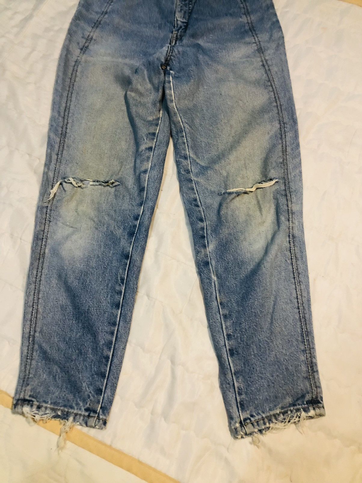 Japanese Brand Climax Double Zipper Jeans (10) Size US 26 / EU 42 - 4 Thumbnail