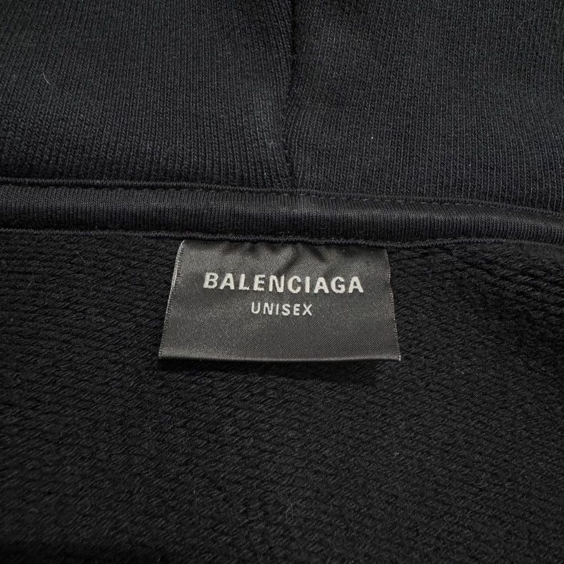 Balenciaga Balenciaga fashion show mud dyed Sanskrit hoodie-2506 Size US L / EU 52-54 / 3 - 2 Thumbnail