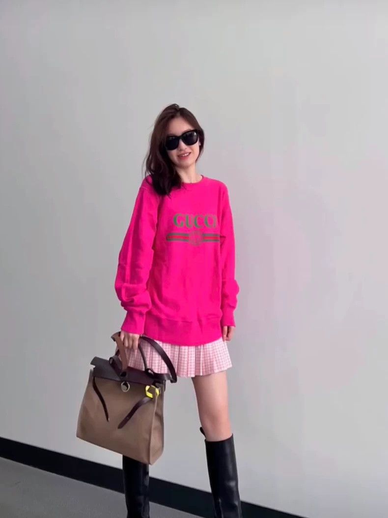 Gucci Gucci Rose pink sweatshirt 2502-Nextarrow Size US XS / EU 42 / 0 - 4 Thumbnail