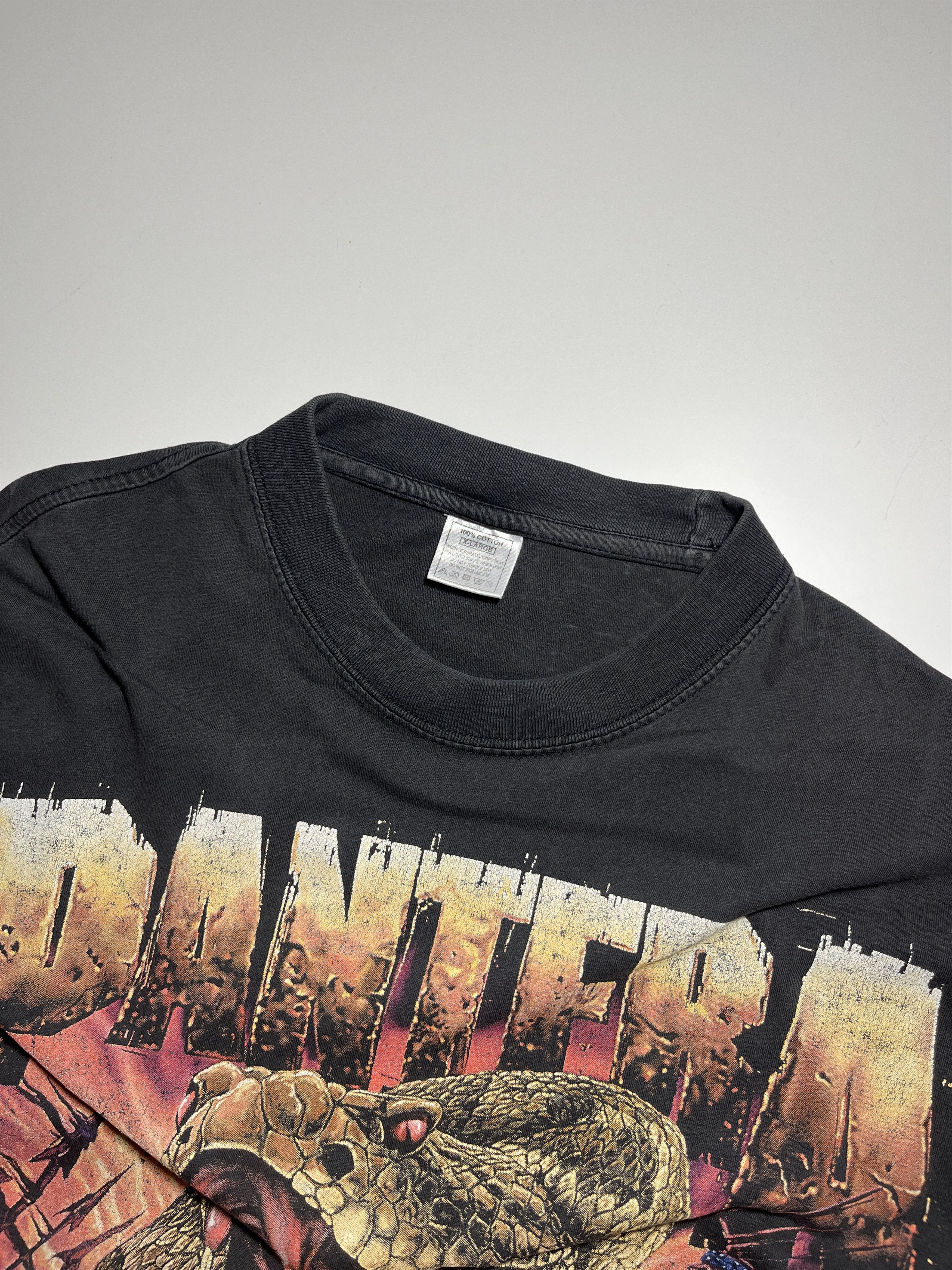 Vintage 1998 Pantera European Tour T-Shirt Size XL