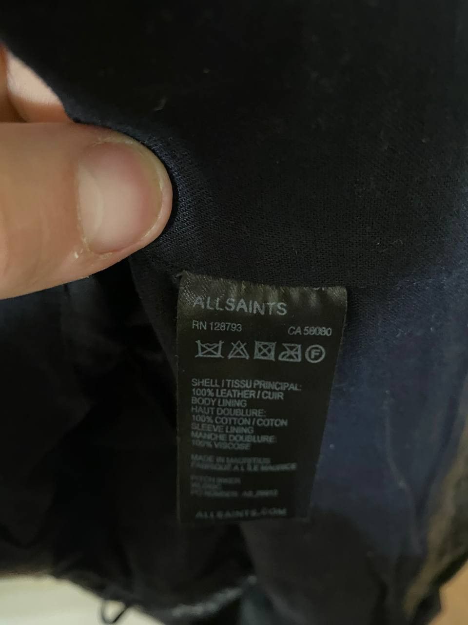 Allsaints AllSaints Italian leather biker jacket, size US 6. Size M / US 6-8 / IT 42-44 - 13 Thumbnail