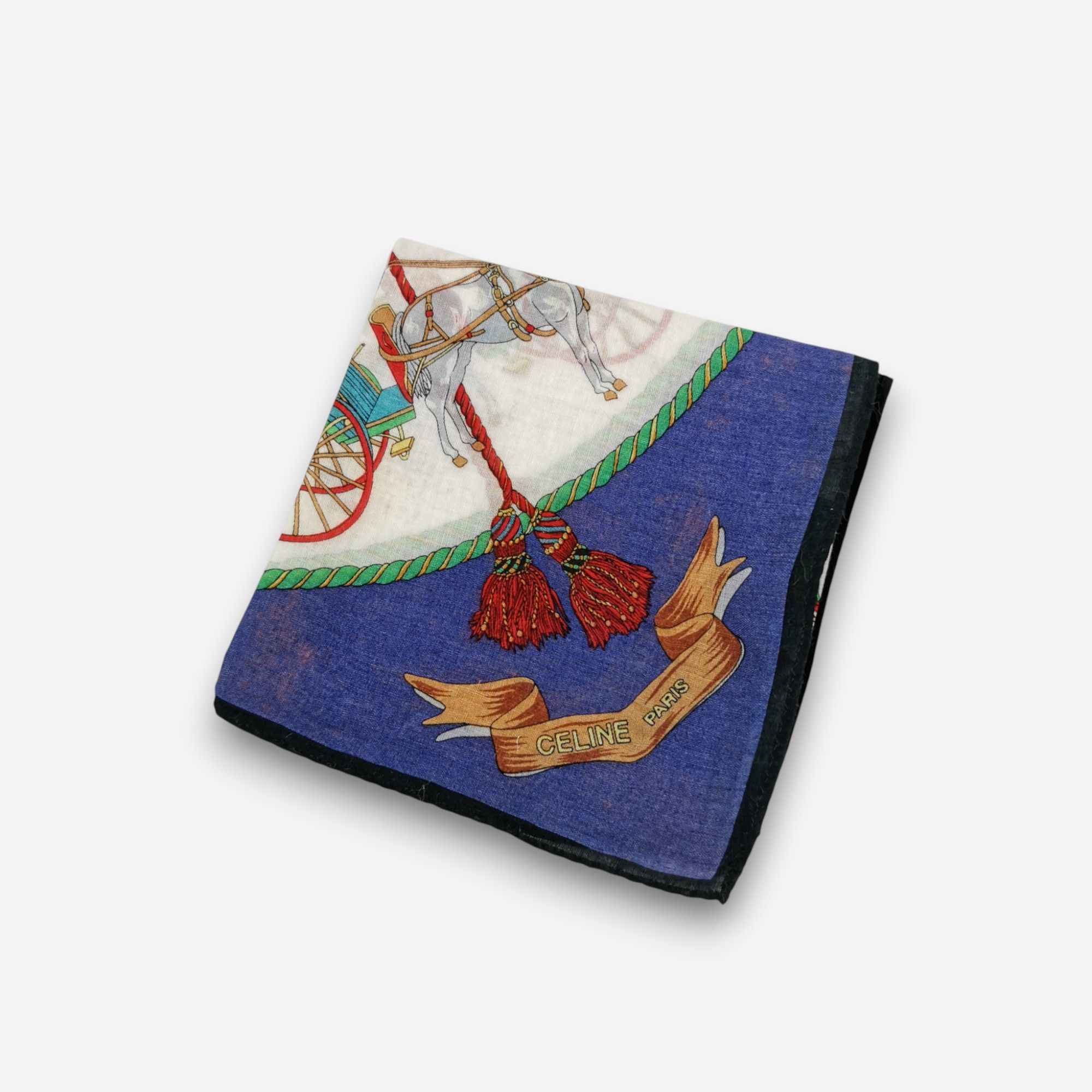 Celine Vintage CELINE Handkerchief Pocket Square Bandana Size ONE SIZE - 3 Thumbnail