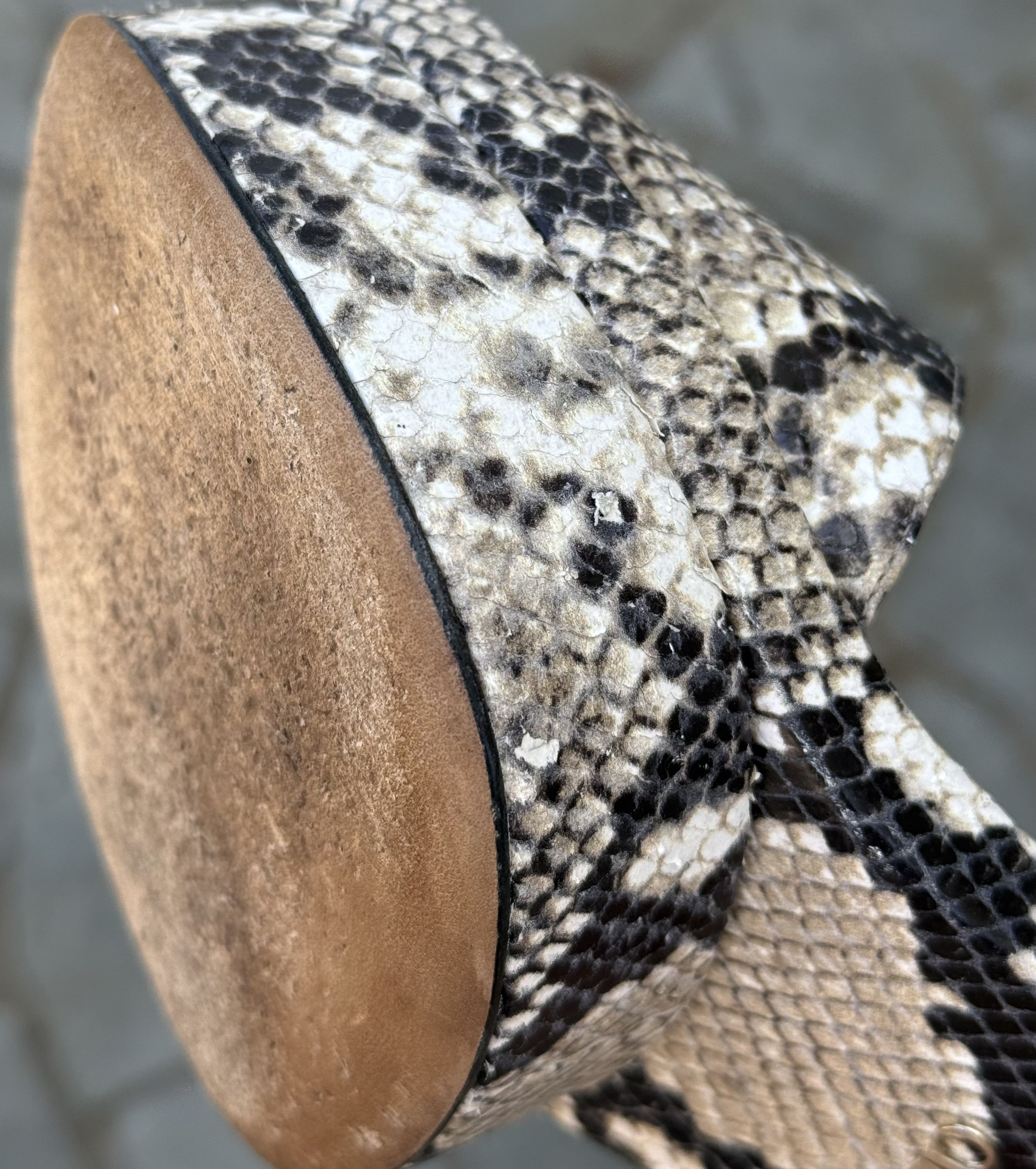 Chloe Chloe Snakeskin Odina Platform Sandals Size US 7 / IT 37 - 17 Thumbnail