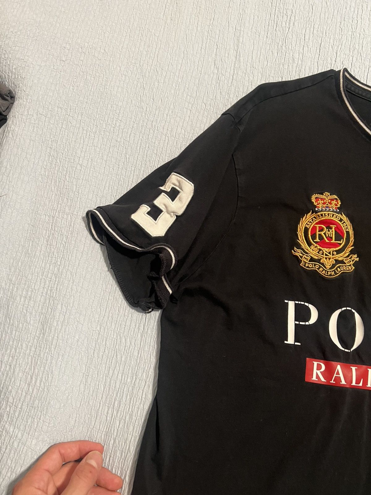 Polo Ralph Lauren Vintage Polo Ralph Lauren Tshirt Size US L / EU 52-54 / 3 - 3 Thumbnail