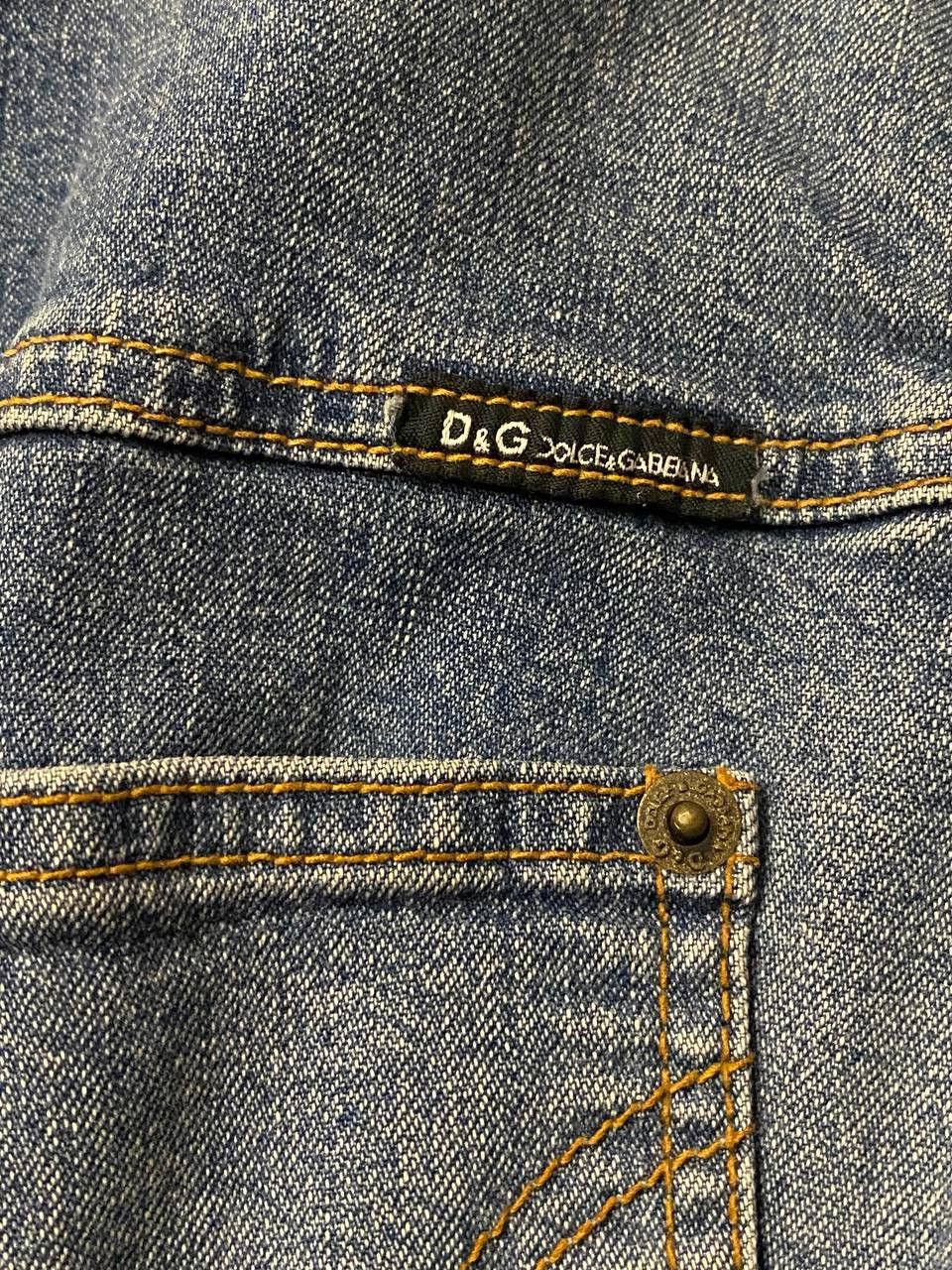 Dolce & Gabbana 💙Dolce&Gabbana Vintage Y2K Denim Zip Jacket Size M / US 6-8 / IT 42-44 - 2 Thumbnail