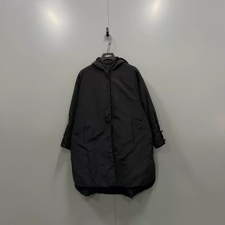 Prada Prada Black hooded parka coat 2502-Nextarrow Size US XXS / EU 40 - 2 Thumbnail