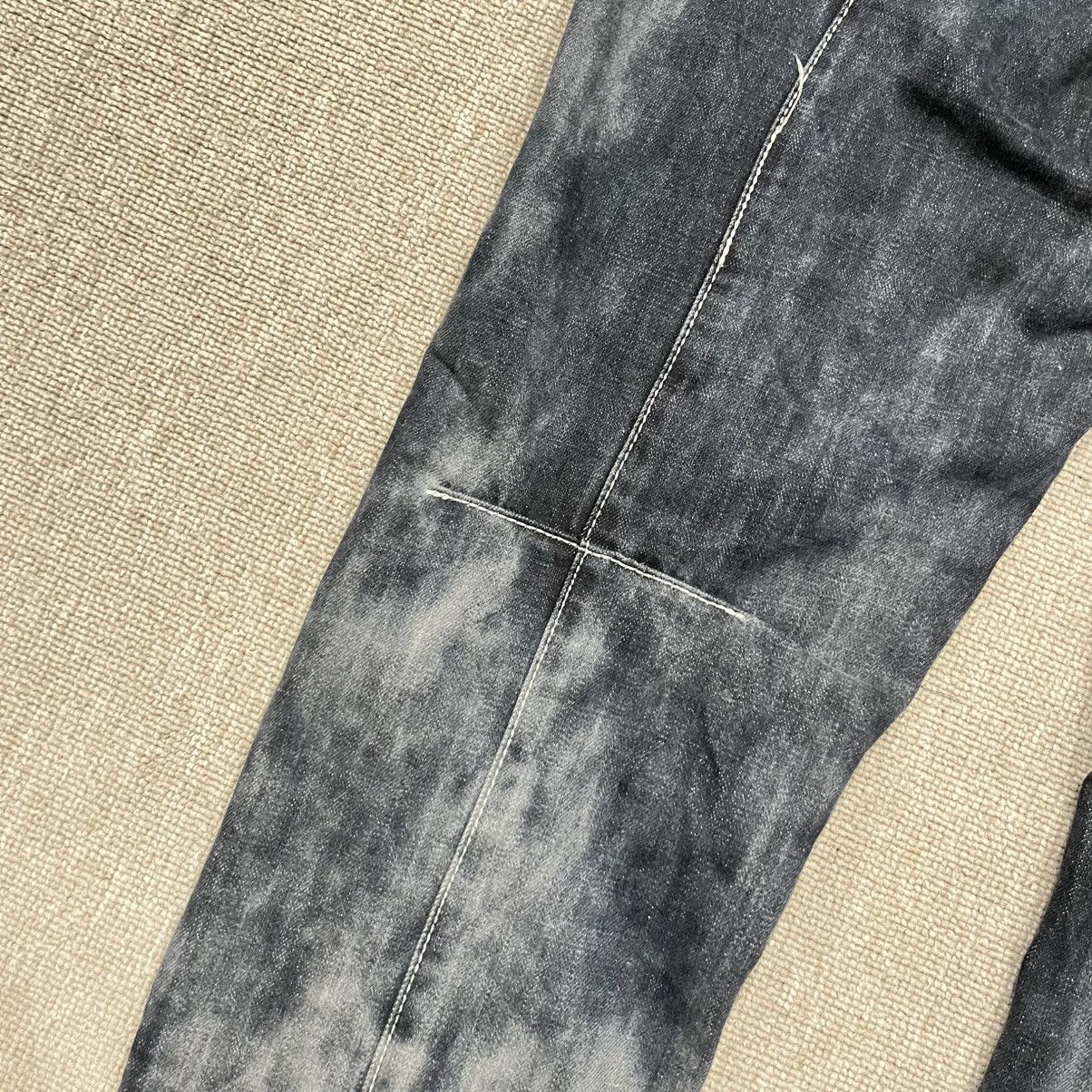 Hysteric Glamour BI Jeans - Skull Destroyed Studed Mud Wash Skinny Jeans Size US 32 / EU 48 - 16 Thumbnail