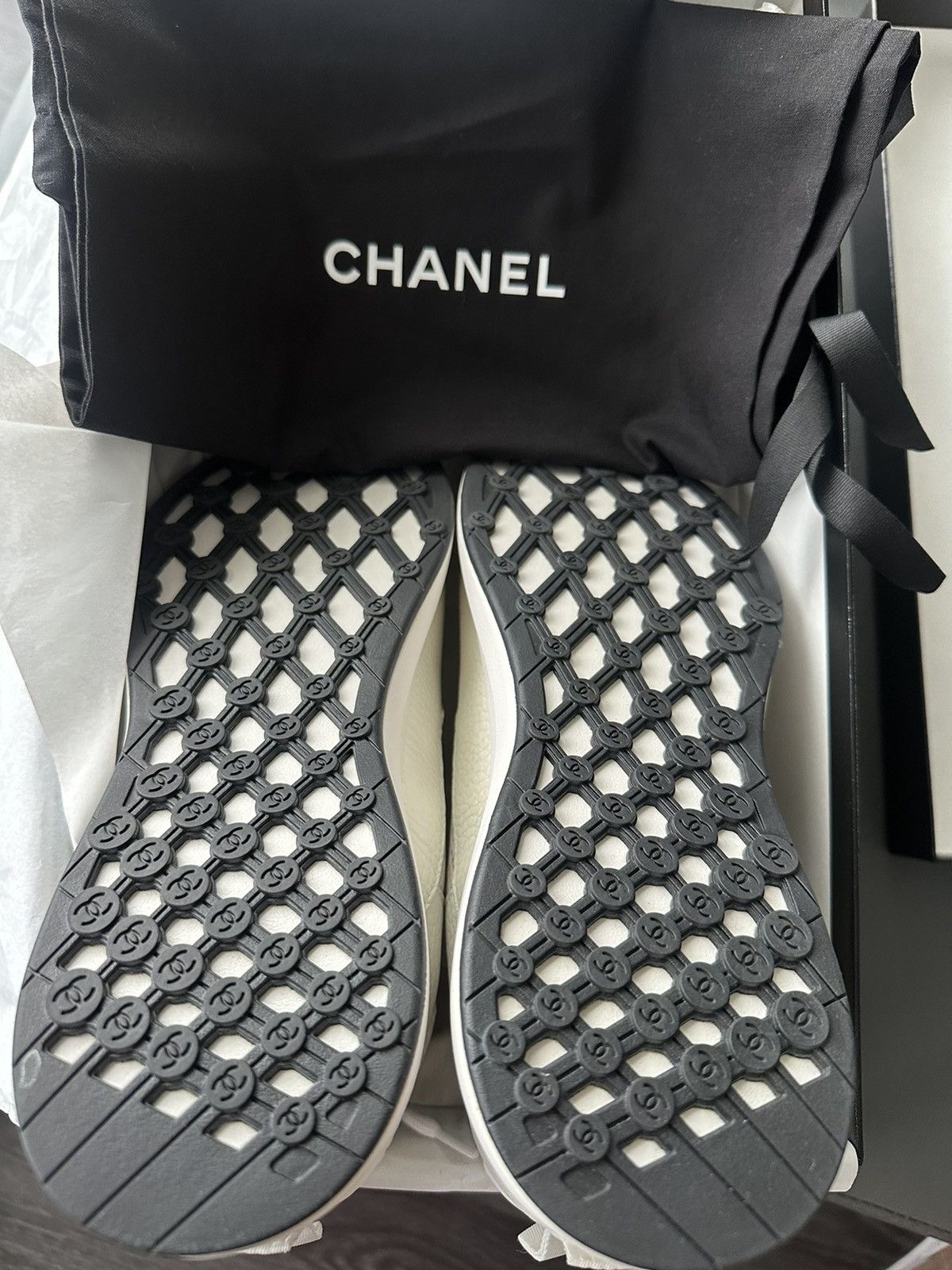 Chanel Super Rare Limited Edition Chanel Logo Men’s Sneaker Size US 11 / EU 44 - 10 Thumbnail