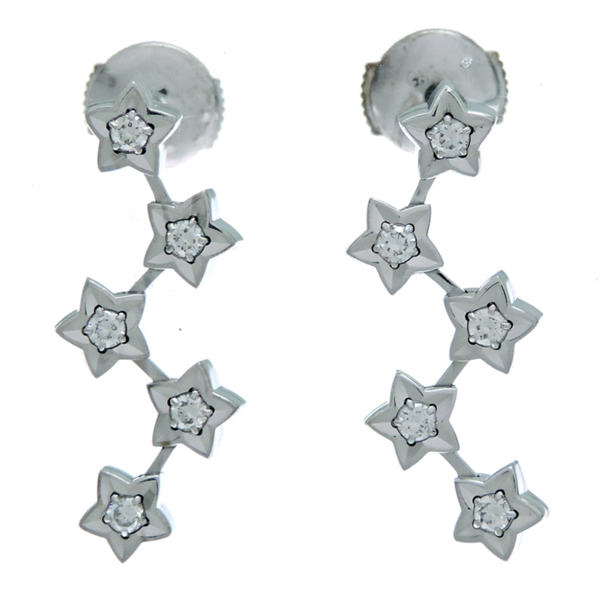 Chanel Chanel Comet Collection Diamond Earrings for Women, 750 White Gold Size ONE SIZE - 1 Thumbnail