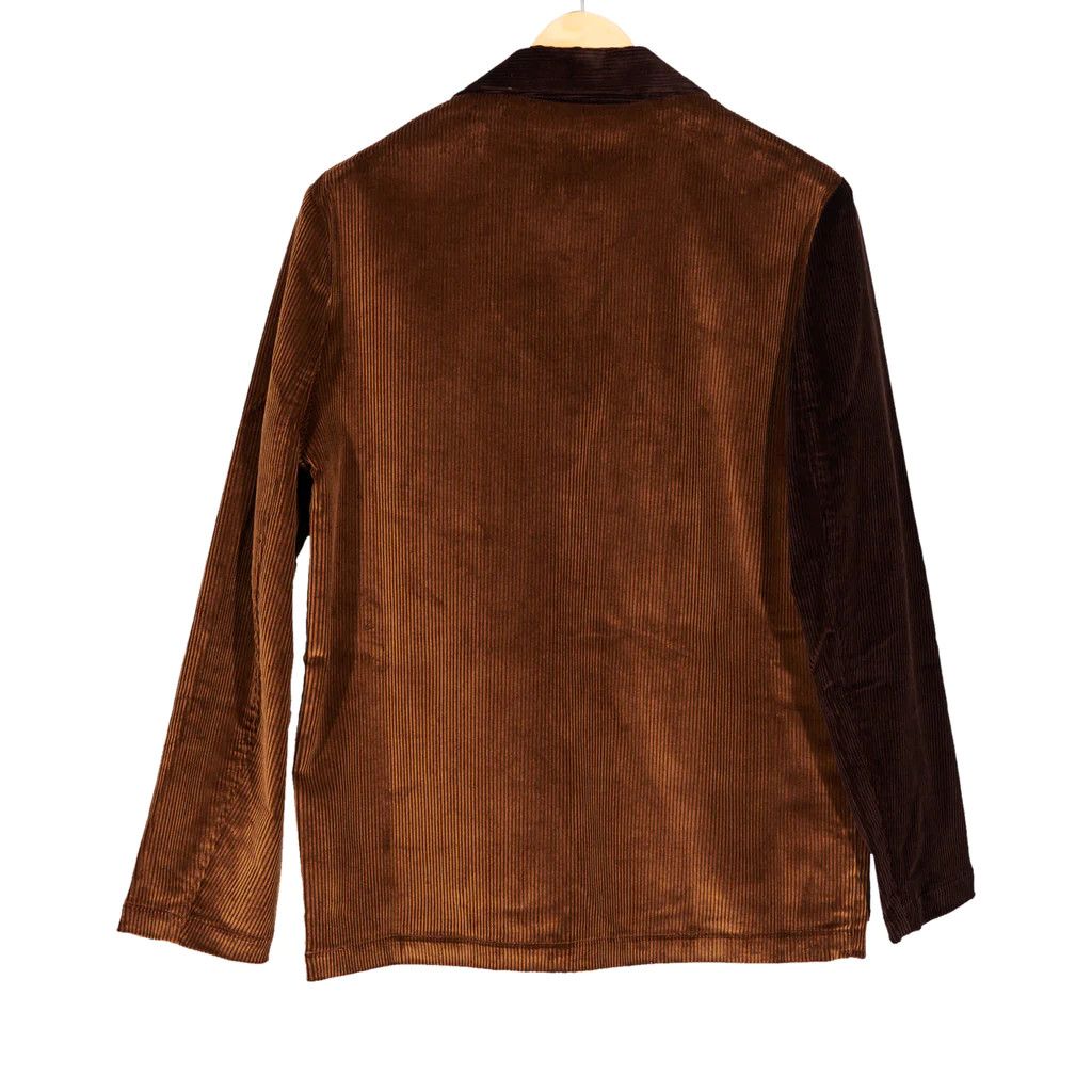 De Bonne Facture 💚 FW23 De Bonne Facture Paneled Corduroy Multicolor Blazer Size 50R - 2 Thumbnail