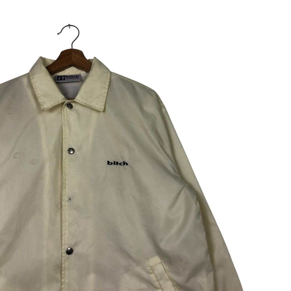 Japanese Brand 🔥VINTAGE COACH JACKET SNAP BUTTON BITCH SKATEBOARD BIG LOGO Size US L / EU 52-54 / 3 - 6 Thumbnail