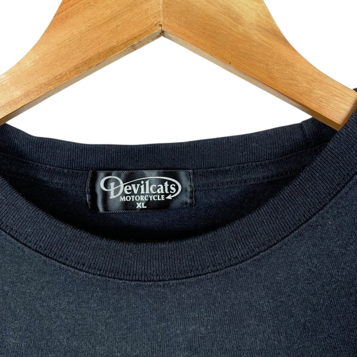 Other DEVILCATS MOTORCYCLE BOSTON Sun Faded Embroidered Sweatshirt Size US XL / EU 56 / 4 - 12 Thumbnail