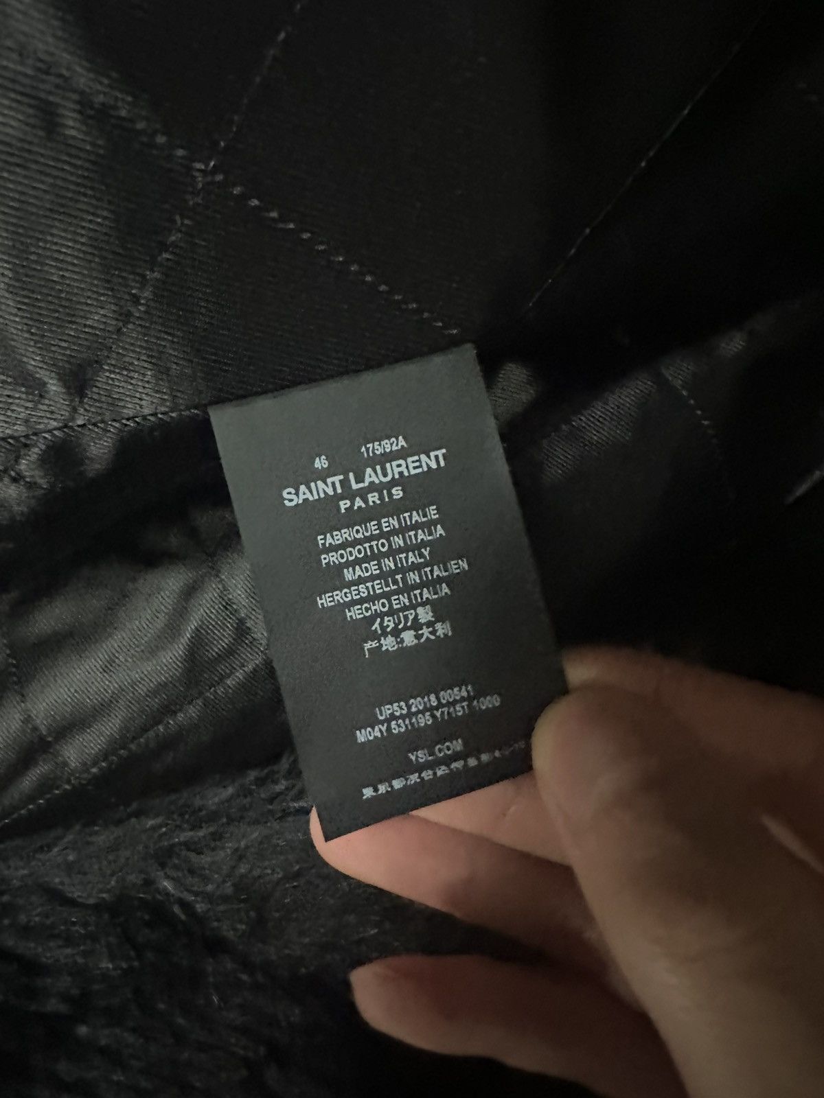 Saint Laurent Paris SAINT LAURENT PARIS AW18 FUR JACKET Size US S / EU 44-46 / 1 - 6 Thumbnail