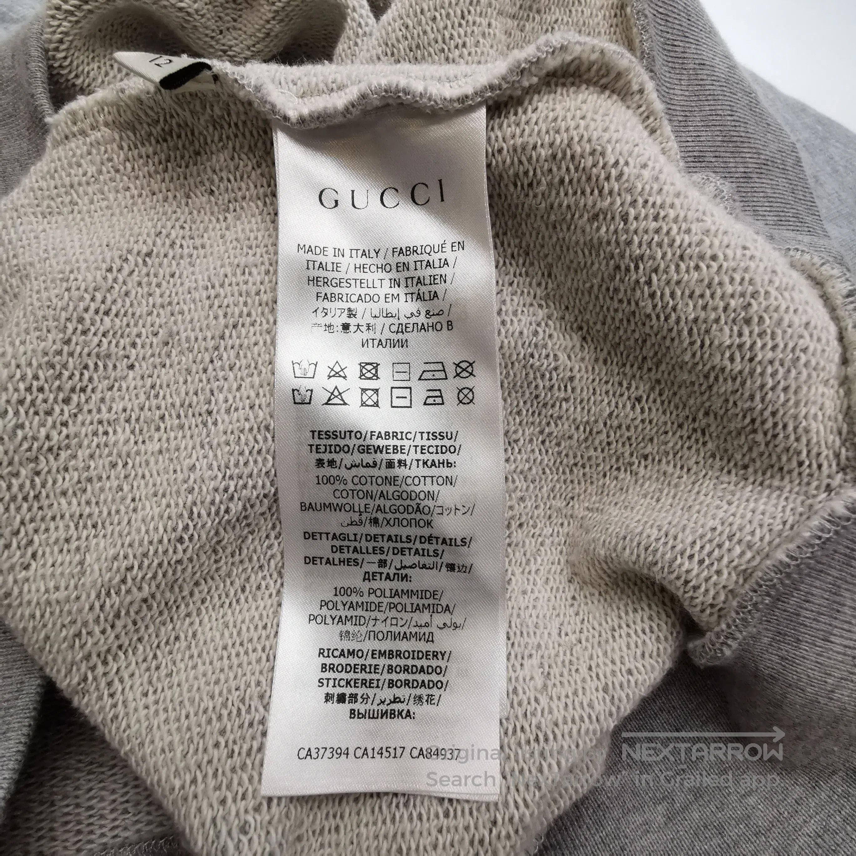 Gucci Gucci Gray Cotton Hoodie with Double G Logo. Size US XXS / EU 40 - 6 Thumbnail