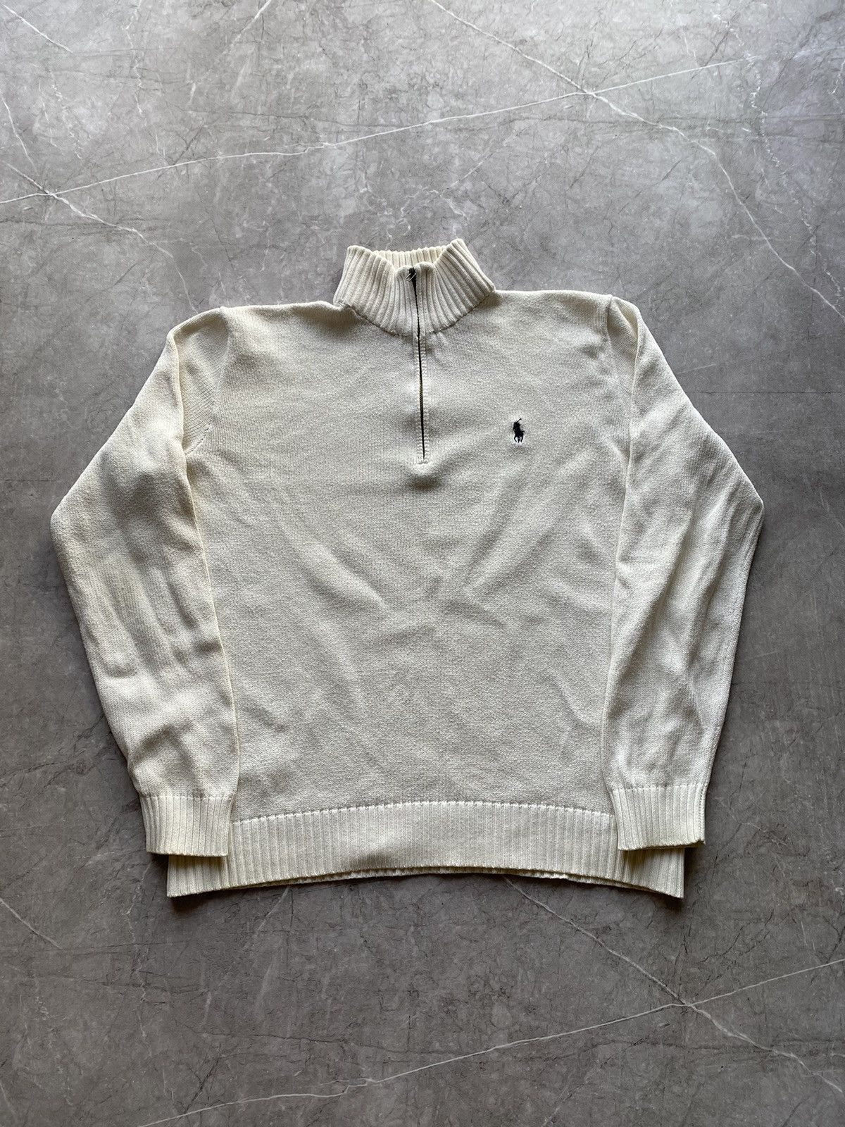 Polo Ralph Lauren 🇺🇸Rare Y2K Polo Ralph Lauren 1/3 Zip Sweatshirt Retro Hype Size US S / EU 44-46 / 1 - 2 Thumbnail