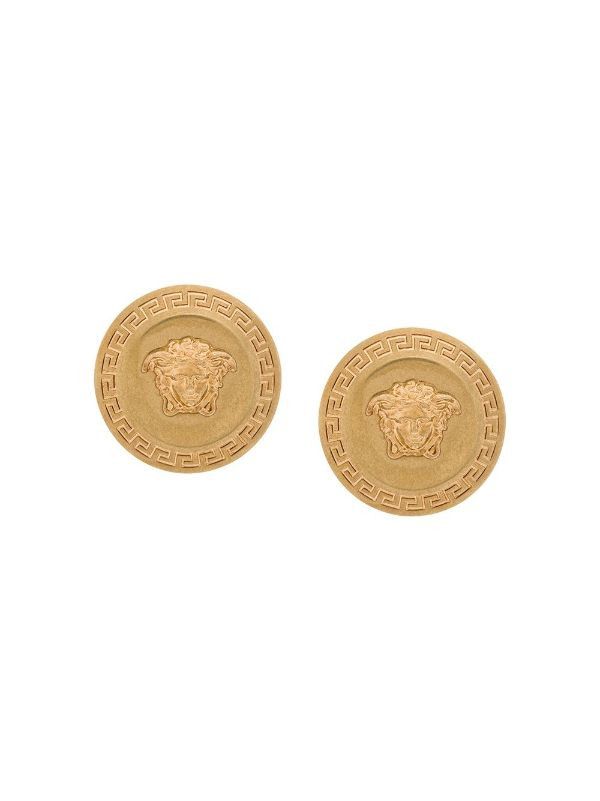 Versace o1s22i1n1024 Size: OS / Medusa Tribute Earrings in Gold Size ONE SIZE - 1 Thumbnail