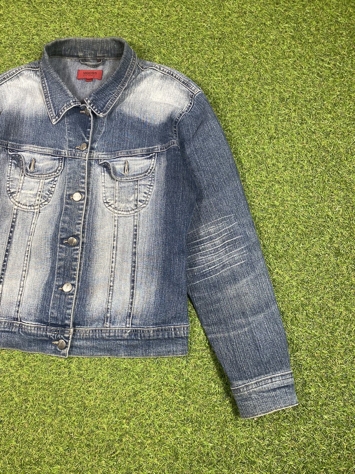Vintage Vintage 90s Jeans jacket japanese streetwear style size XL Size XL / US 12-14 / IT 48-50 - 2 Thumbnail