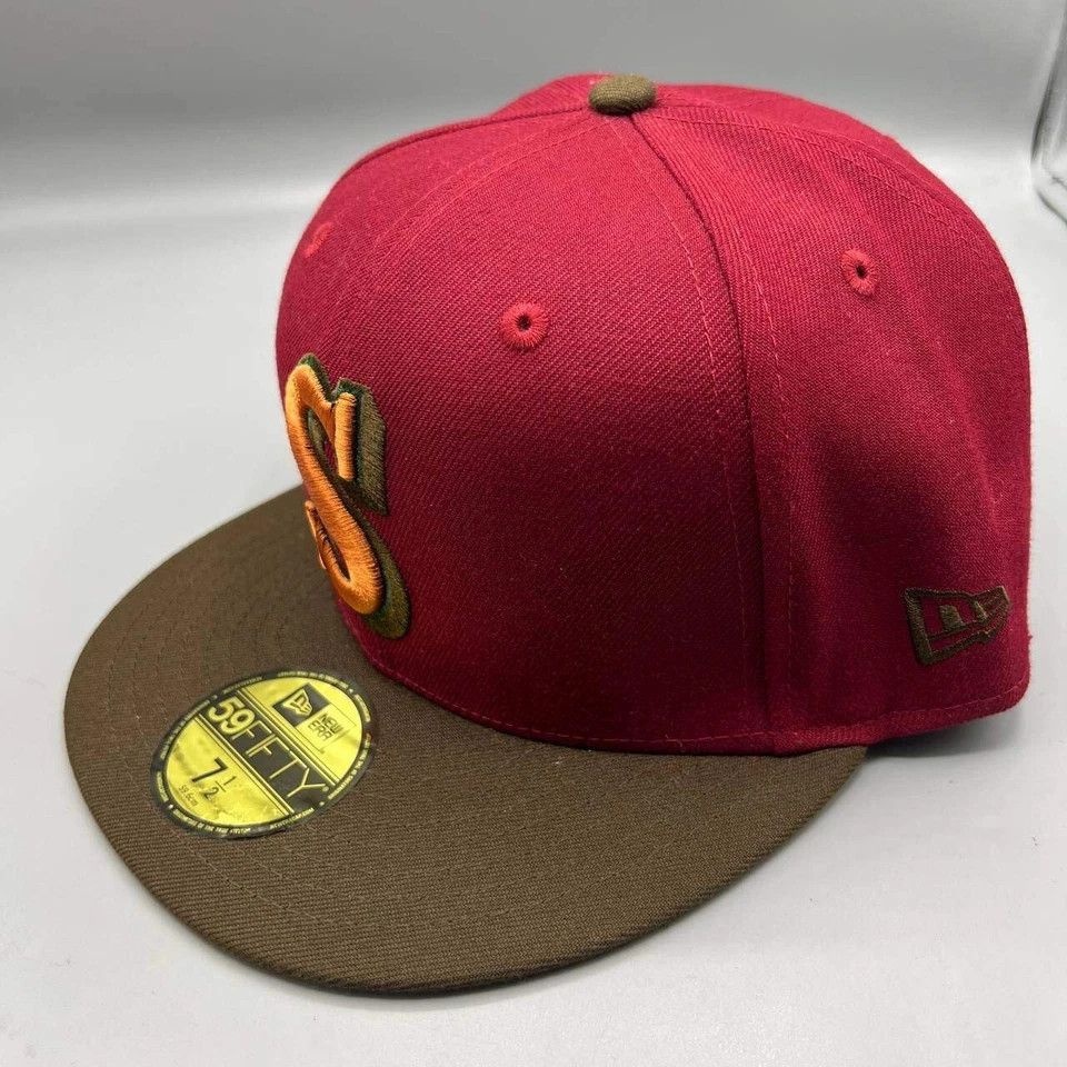 New Era Seattle Mariners Hat Men 7 1/2 59Fifty New Era Fitted Cap Size ONE SIZE - 4 Thumbnail