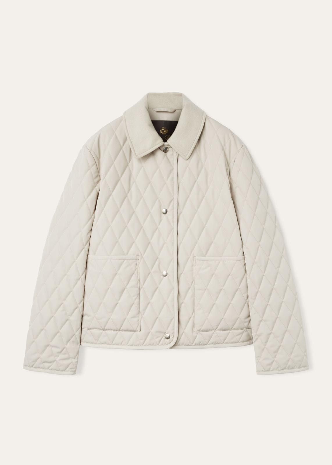 Loro Piana o1srvl11e0125 FAO0597 Yasu Blouson Jacket in Light Beige Size S / US 4 / IT 40 - 1 Thumbnail