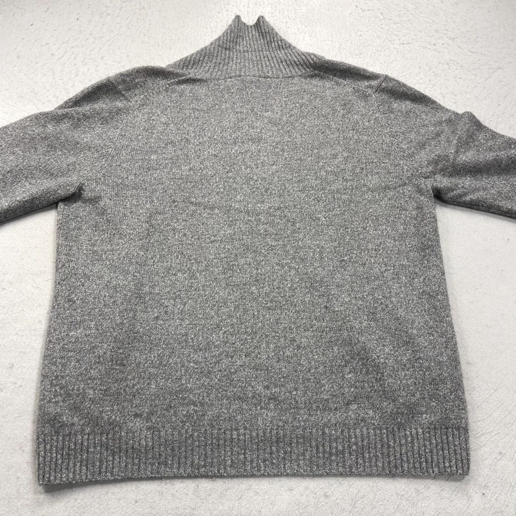 Vintage Glen Lyon Sweater Mens XL Gray 100% Cashmere Mock Neck Pullover Knit Long Sleeve Casual Winter Modern Preppy Womens? Size US XL / EU 56 / 4 - 5 Thumbnail