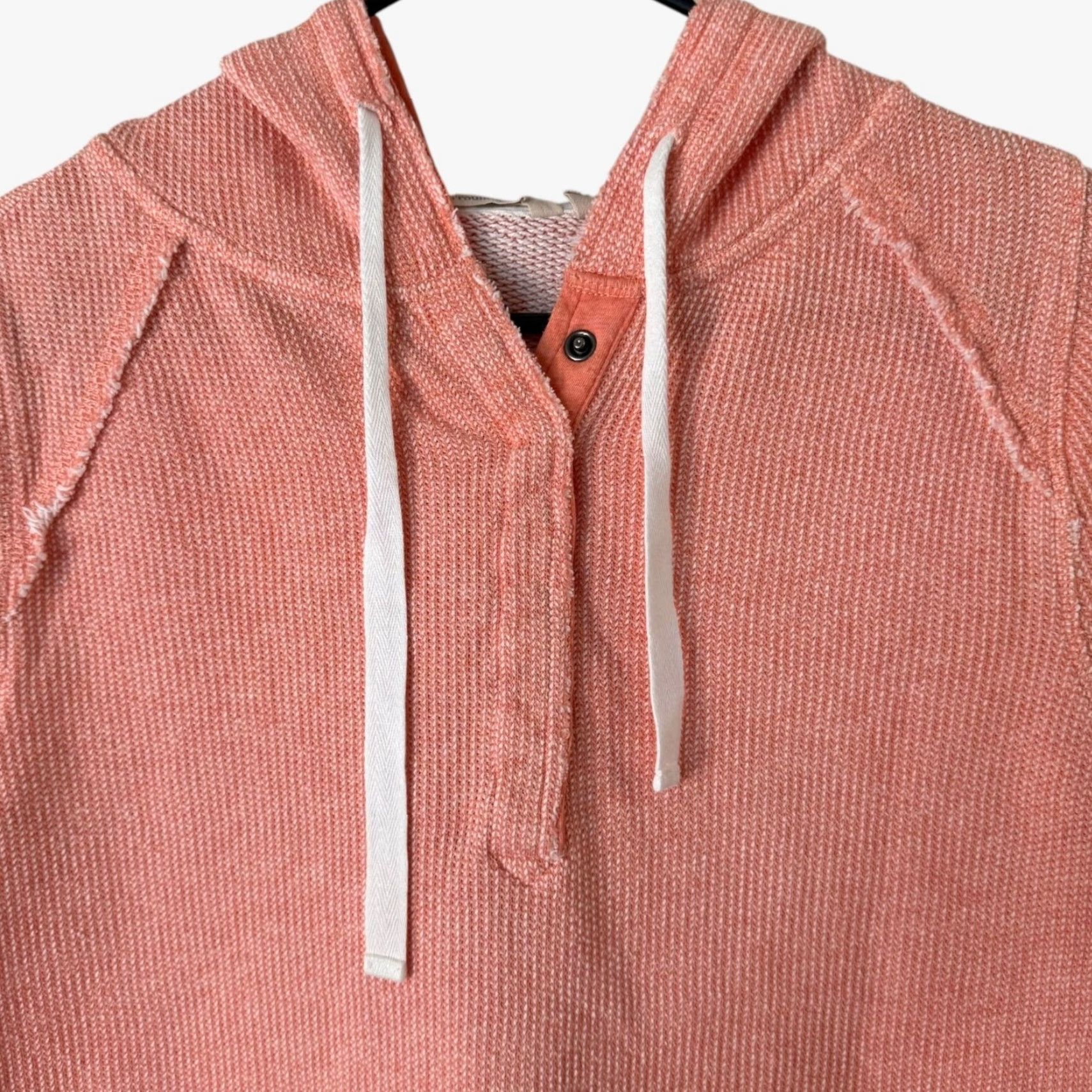 Soft Surroundings Soft Surroundings Just Beachy French Terry Hoodie Size Small Coral Pink Womens Size S / US 4 / IT 40 - 5 Thumbnail