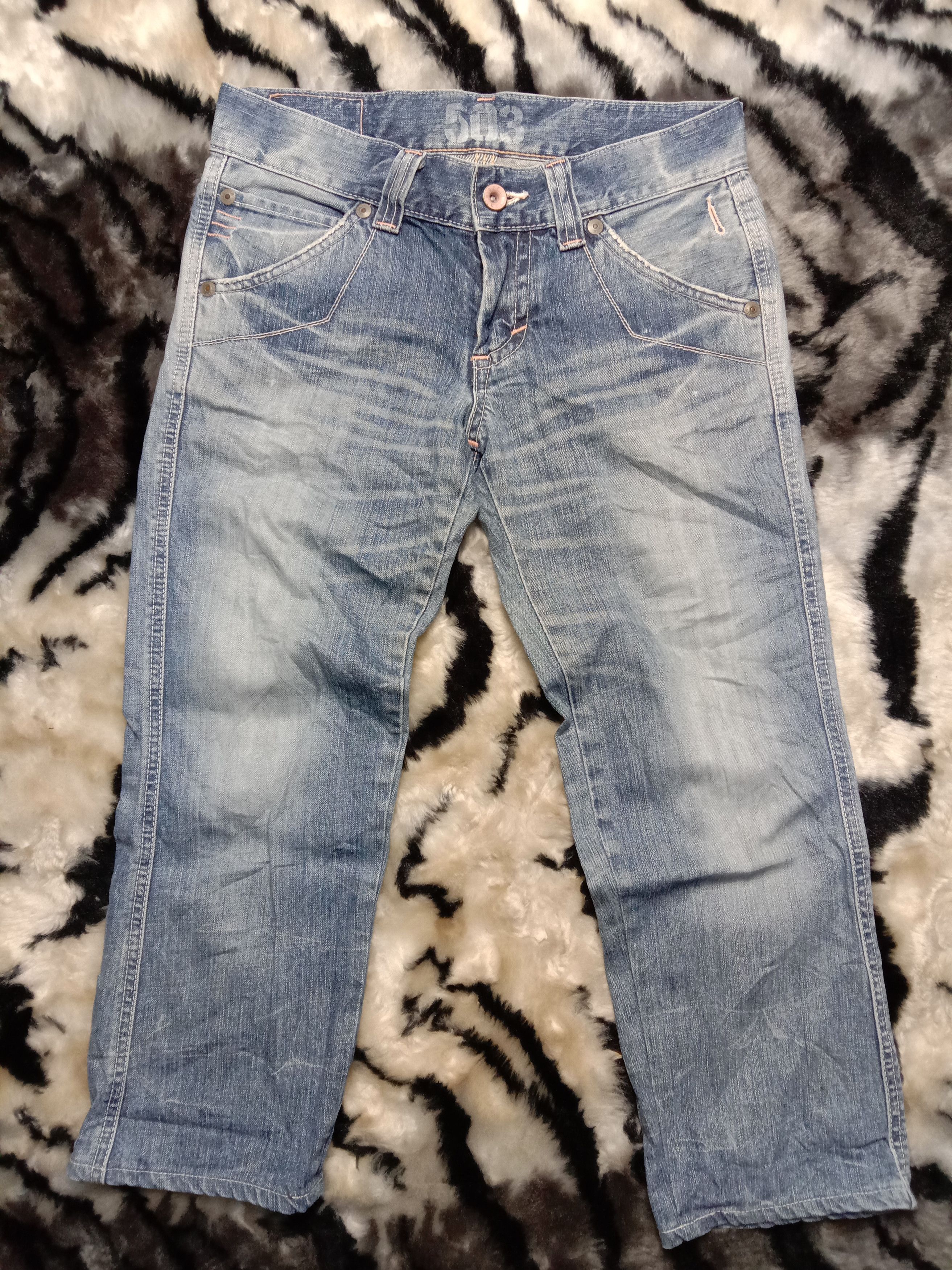 Edwin Buckle Back Low Rise Edwin Blue Trip 503 Size 30" / US 8 / IT 44 - 21 Thumbnail