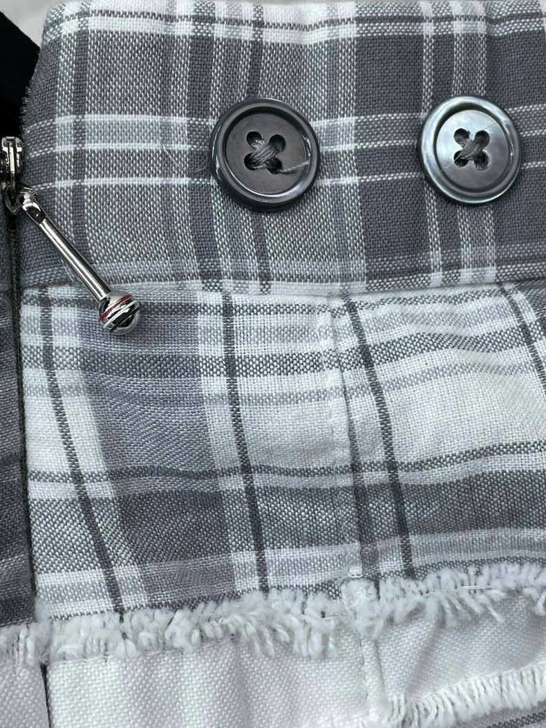 Thom Browne Thom Browne Gray checkered skirt Size 42" / US 20 - 6 Thumbnail