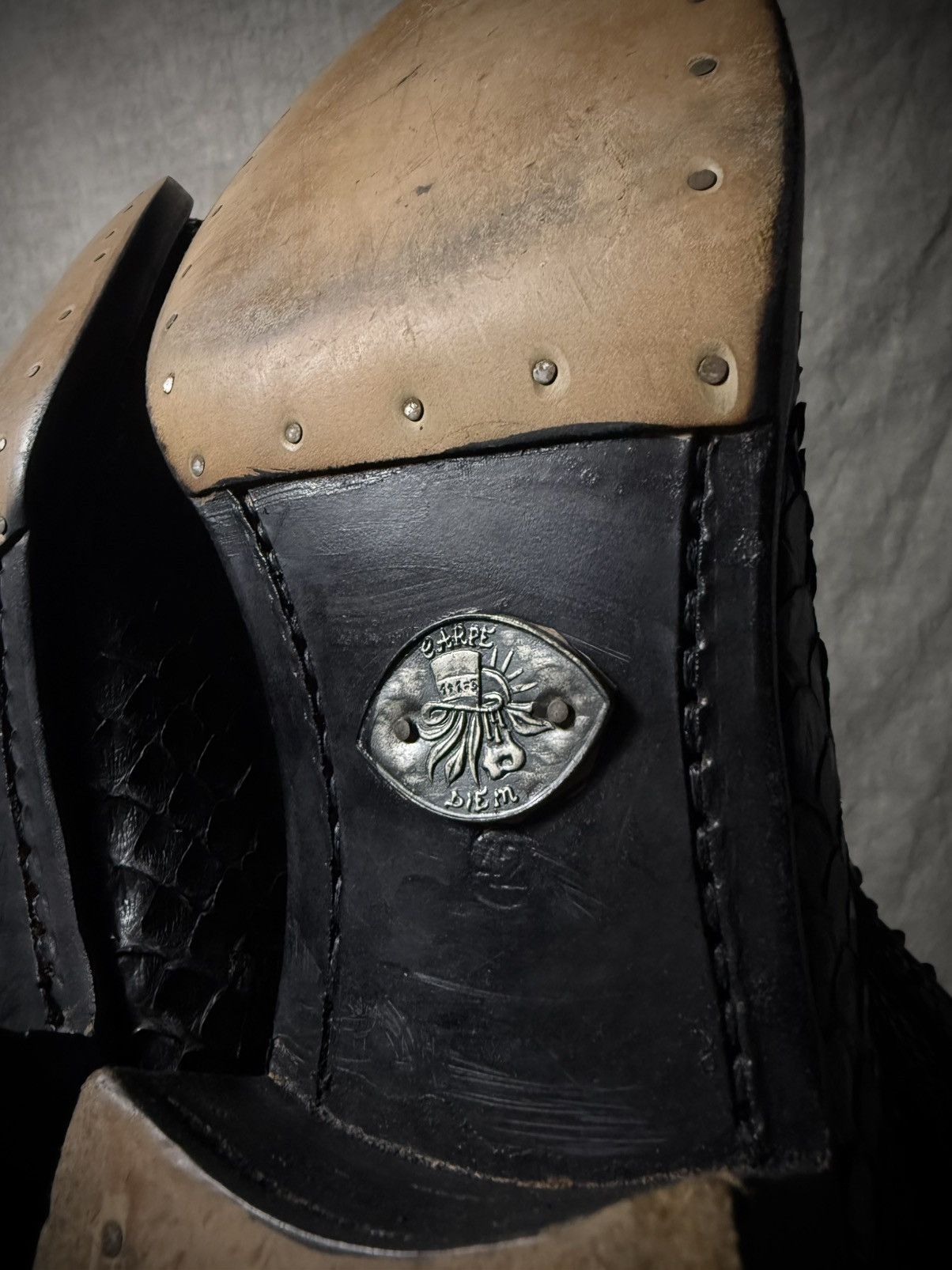 Carpe Diem Carpe Diem Python Leather Side-Zip Boots Size US 9 / EU 42 - 7 Thumbnail