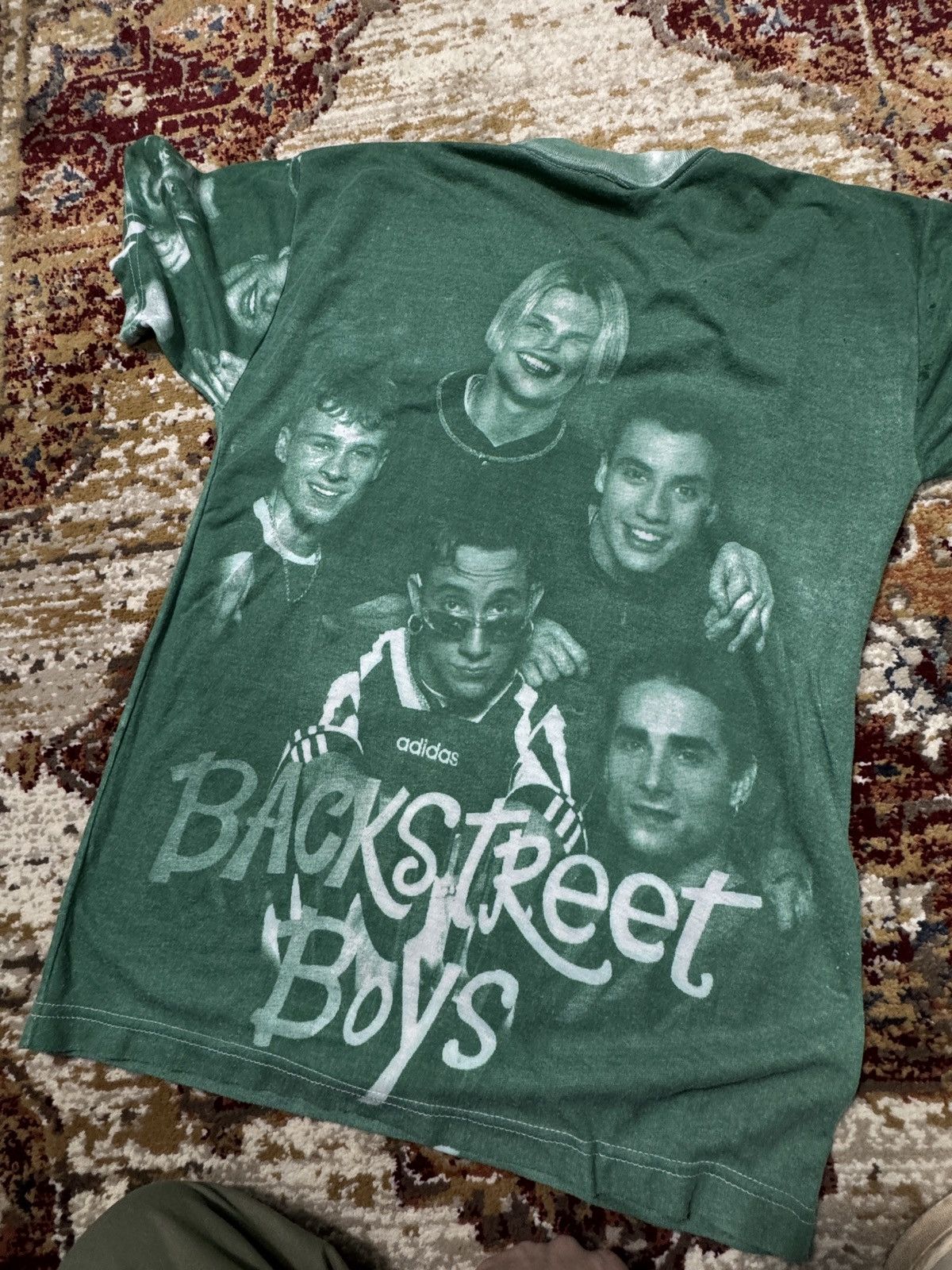 Band Tees × Vintage ᶠᵃⁿᶜʸᵍᵘʸ 90s Backstreet Boys AOP Tee Vintage T Balenciaga Size US M / EU 48-50 / 2 - 9 Thumbnail